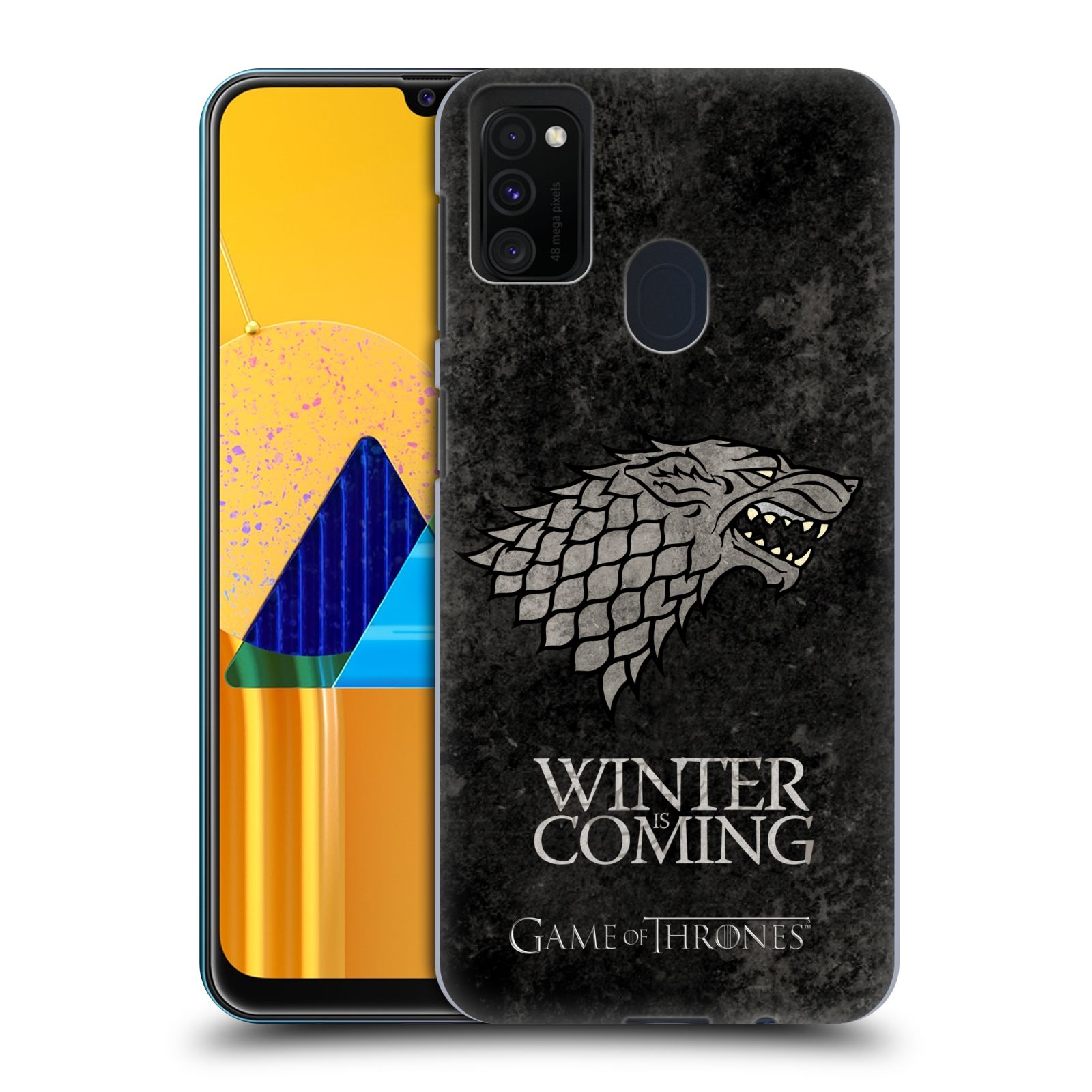 Plastové pouzdro na mobil Samsung Galaxy M21 - Head Case - Hra o trůny - Stark - Winter is coming
