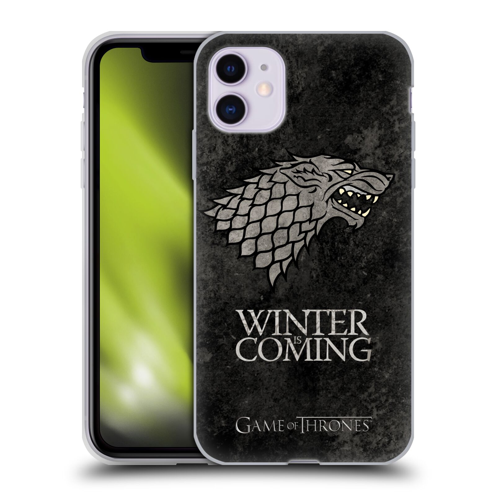 Silikonové pouzdro na mobil Apple iPhone 11 - Head Case - Hra o trůny - Stark - Winter is coming (Silikonový kryt, obal, pouzdro na mobilní telefon Apple iPhone 11 s displejem 6,1" s motivem Hra o trůny - Stark - Winter is coming)