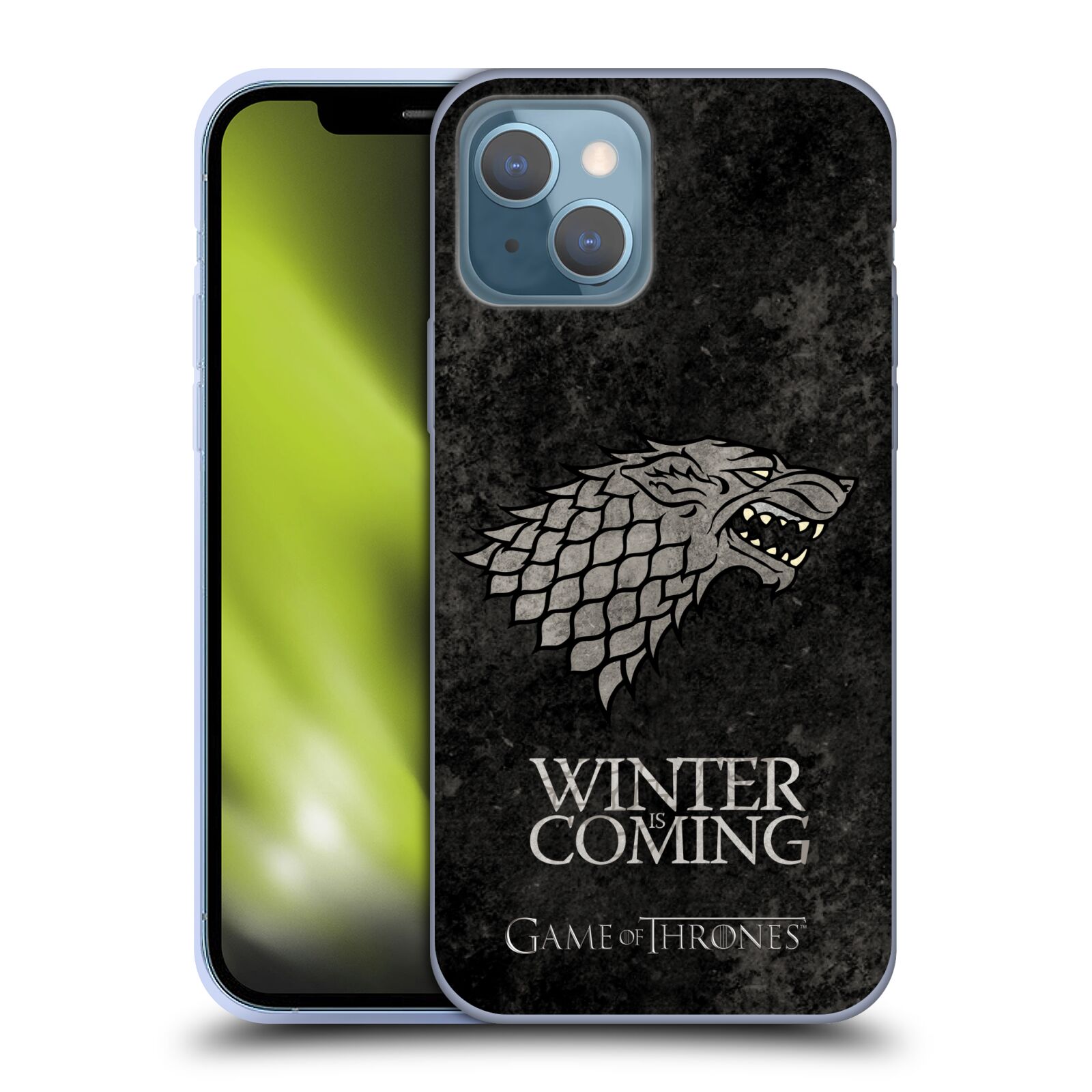 Silikonové pouzdro na mobil Apple iPhone 13 - Head Case - Hra o trůny - Stark - Winter is coming (Silikonový kryt, obal, pouzdro na mobilní telefon Apple iPhone 13 s motivem Hra o trůny - Stark - Winter is coming)