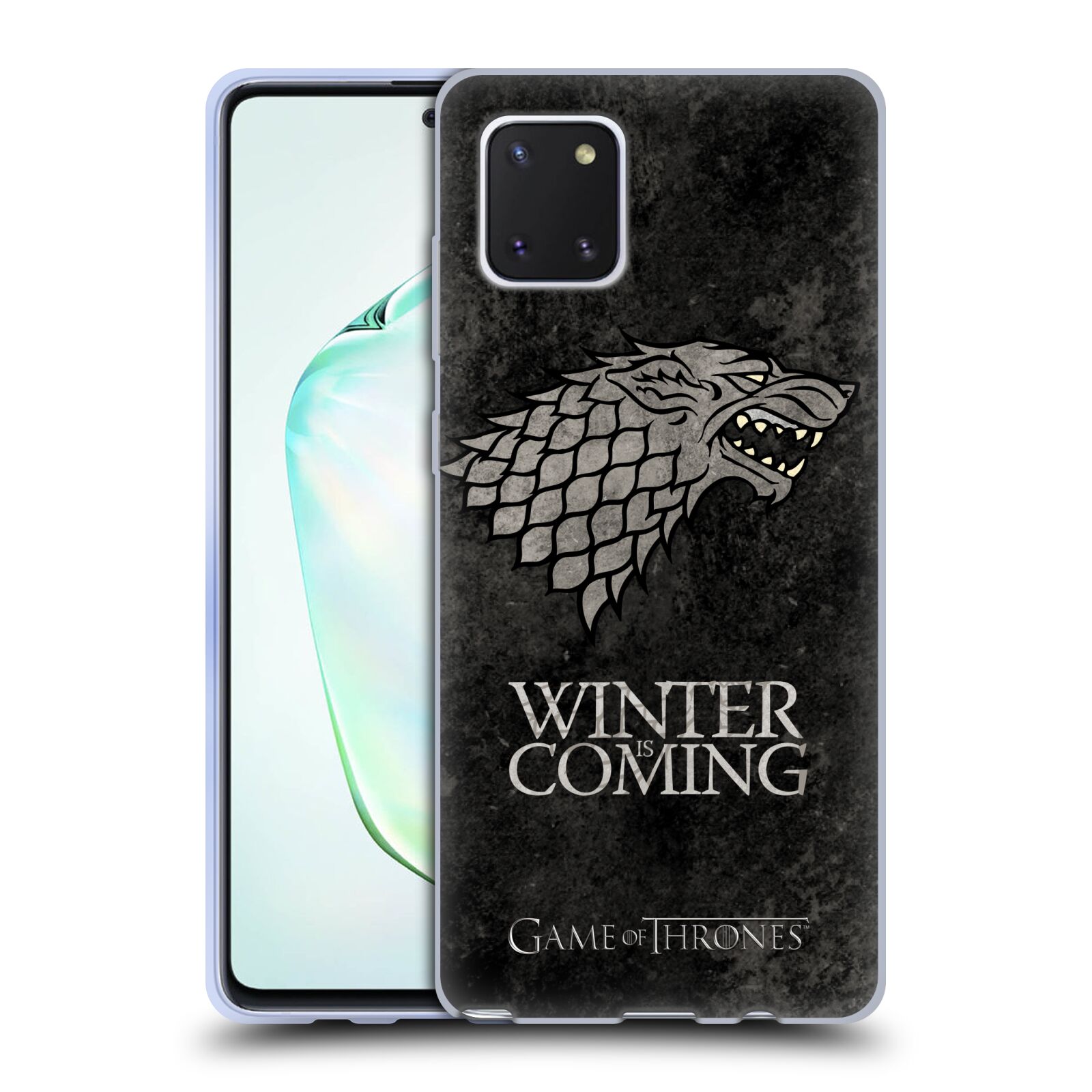 Silikonové pouzdro na mobil Samsung Galaxy Note 10 Lite - Head Case - Hra o trůny - Stark - Winter is coming