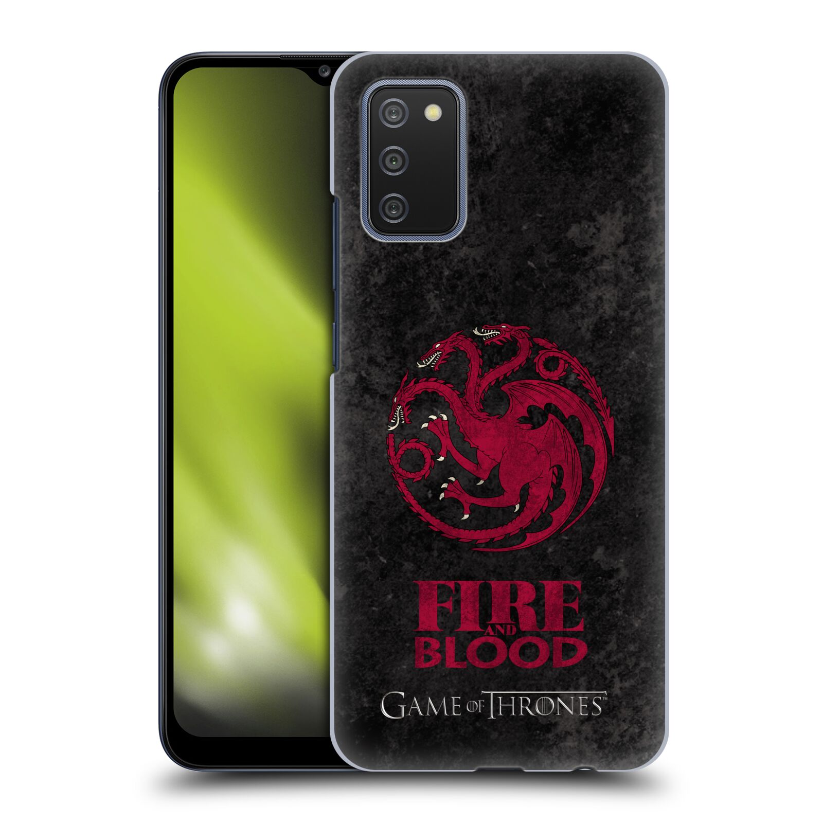 Plastové pouzdro na mobil Samsung Galaxy A02s - Head Case - Hra o trůny - Sigils Targaryen - Fire and Blood