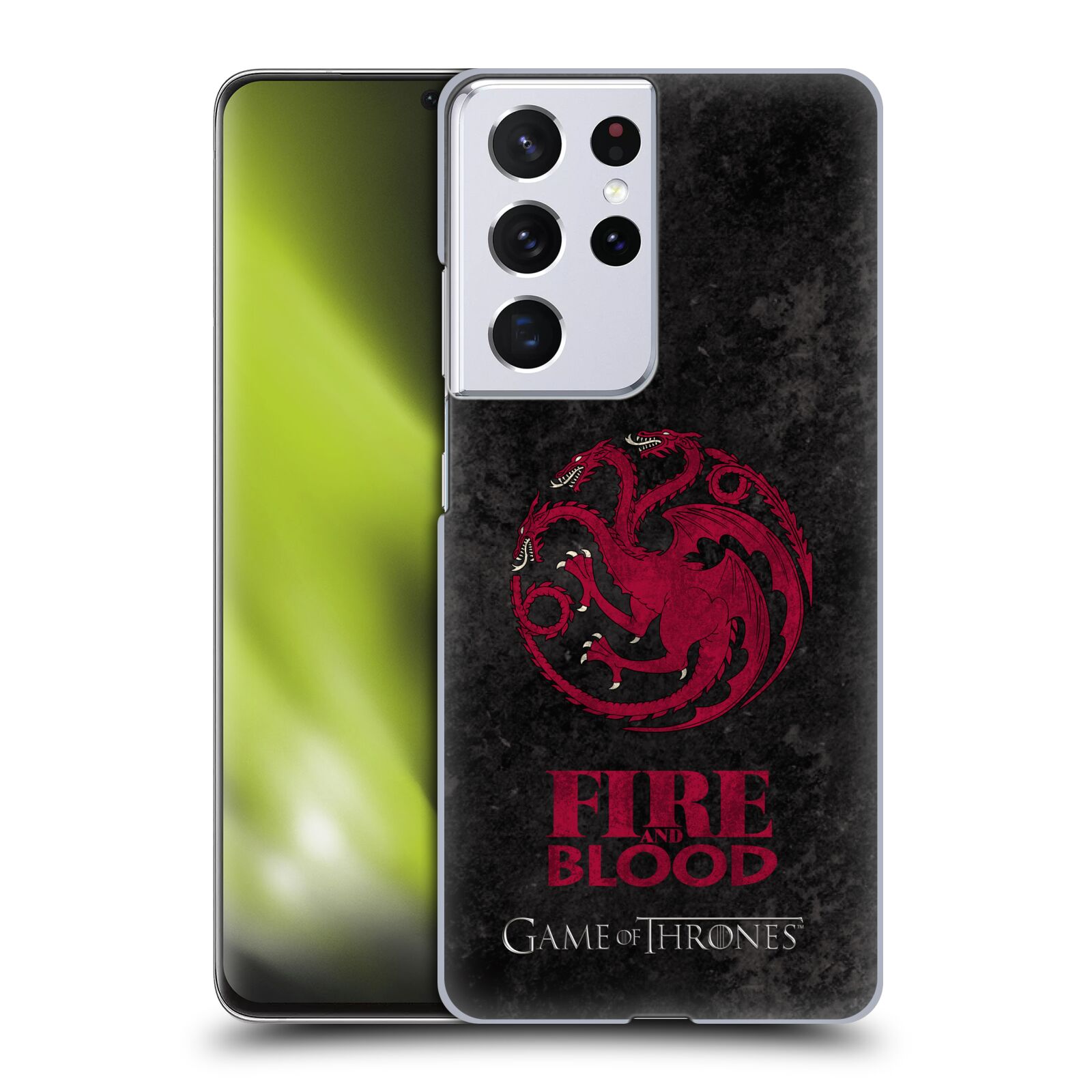 Plastové pouzdro na mobil Samsung Galaxy S21 Ultra 5G - Head Case - Hra o trůny - Sigils Targaryen - Fire and Blood