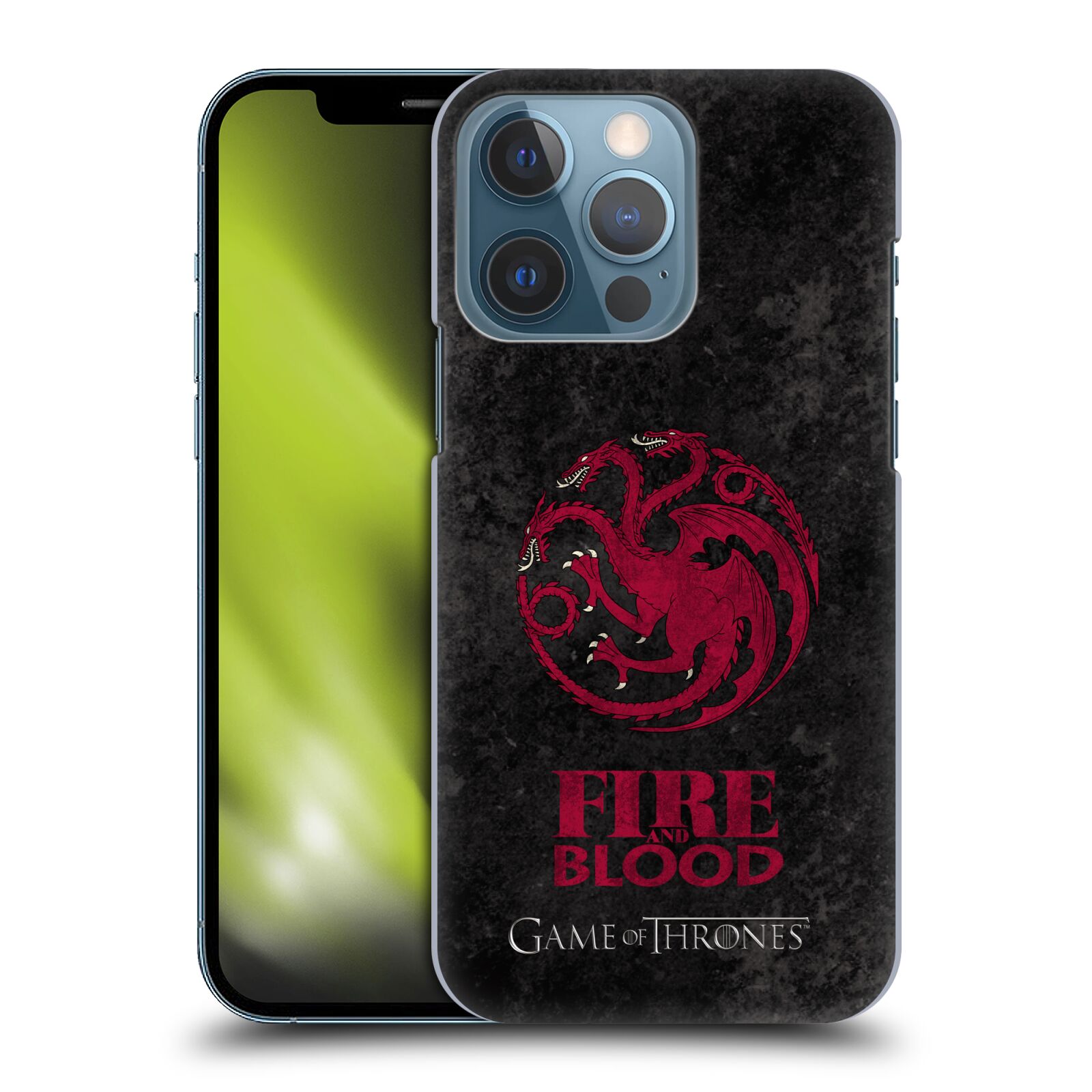 Plastové pouzdro na mobil Apple iPhone 13 Pro - Head Case - Hra o trůny - Sigils Targaryen - Fire and Blood