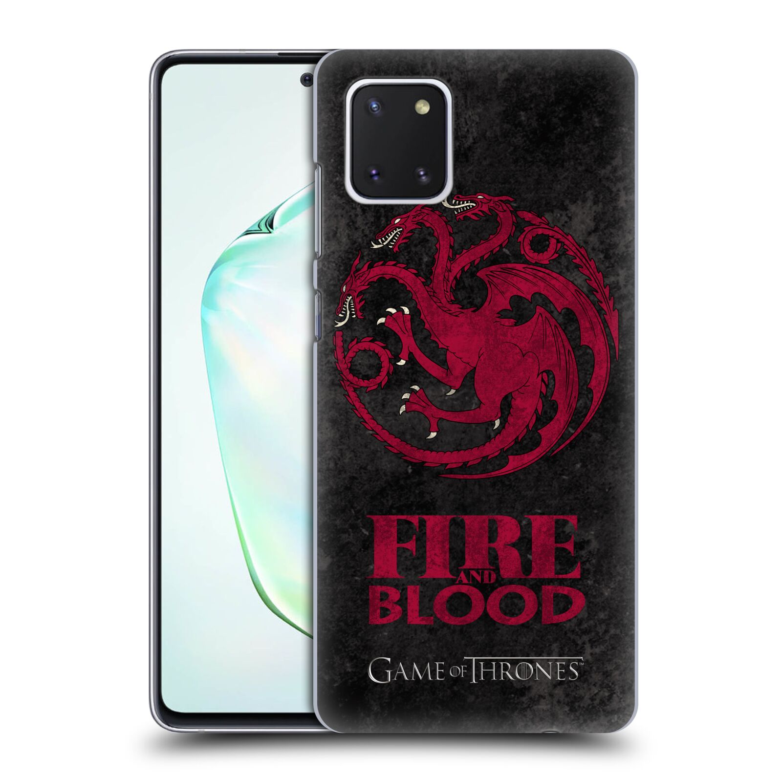 Plastové pouzdro na mobil Samsung Galaxy Note 10 Lite - Head Case - Hra o trůny - Sigils Targaryen - Fire and Blood
