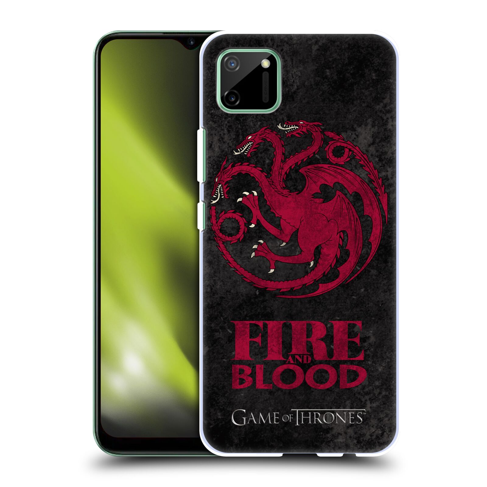 Plastové pouzdro na mobil Realme C11 - Head Case - Hra o trůny - Sigils Targaryen - Fire and Blood