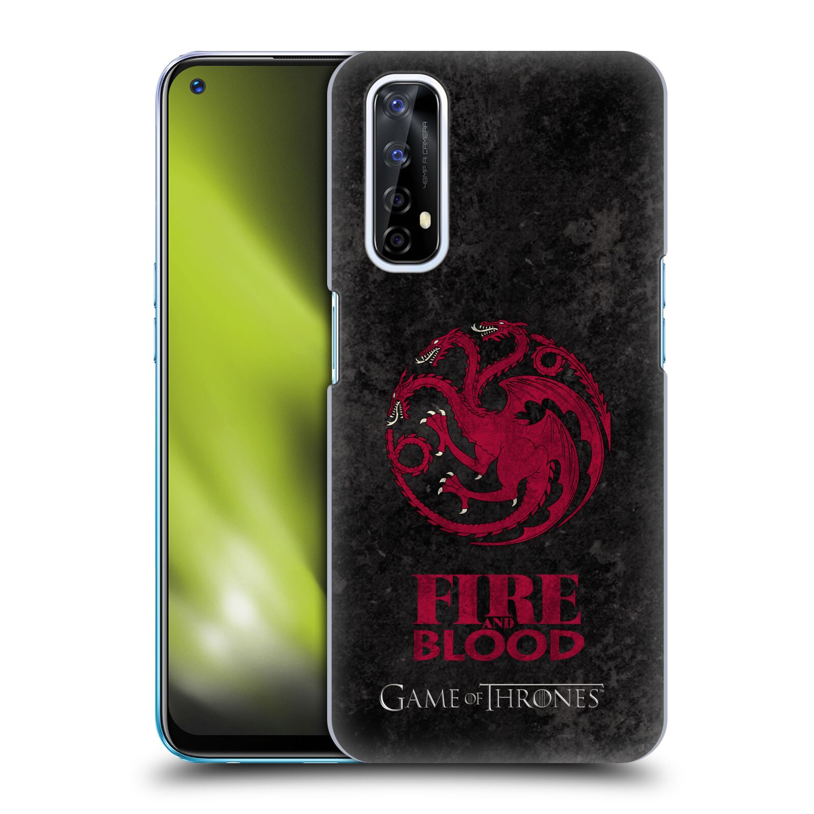 Plastové pouzdro na mobil Realme 7 - Head Case - Hra o trůny - Sigils Targaryen - Fire and Blood