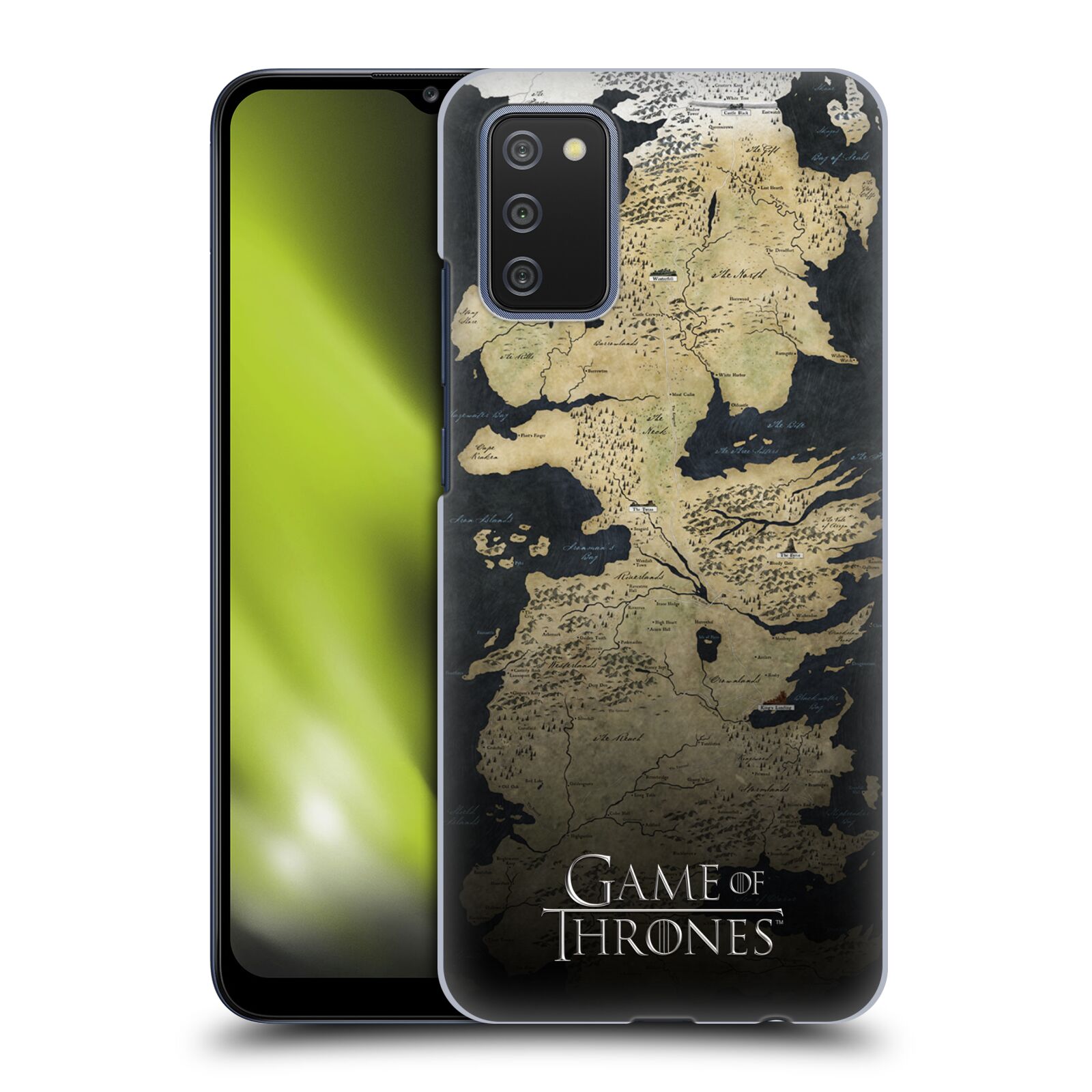 Plastové pouzdro na mobil Samsung Galaxy A02s - Head Case - Hra o trůny - Mapa západozemí