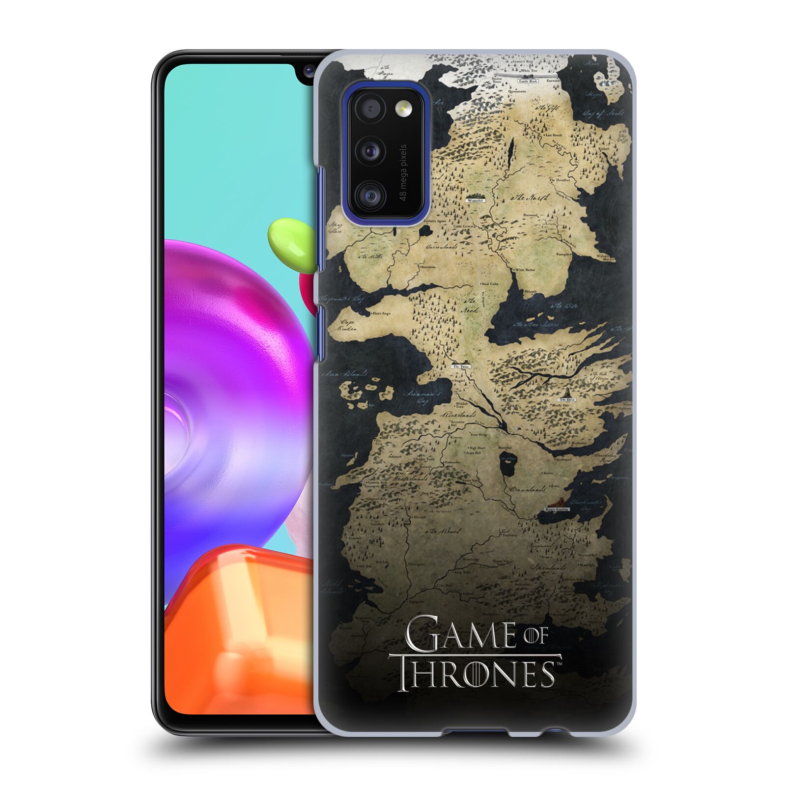 Plastové pouzdro na mobil Samsung Galaxy A41 - Head Case - Hra o trůny - Mapa západozemí