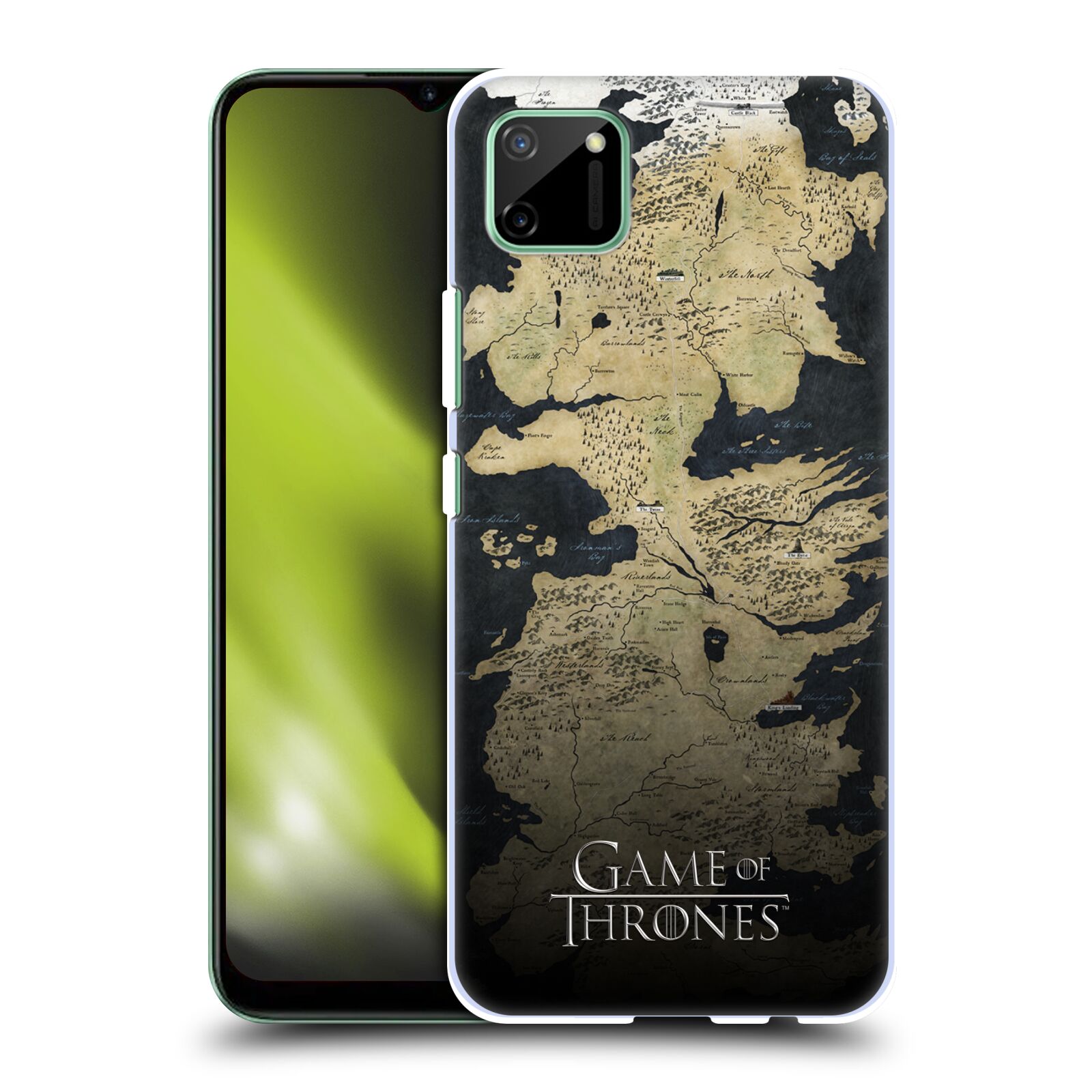 Plastové pouzdro na mobil Realme C11 - Head Case - Hra o trůny - Mapa západozemí