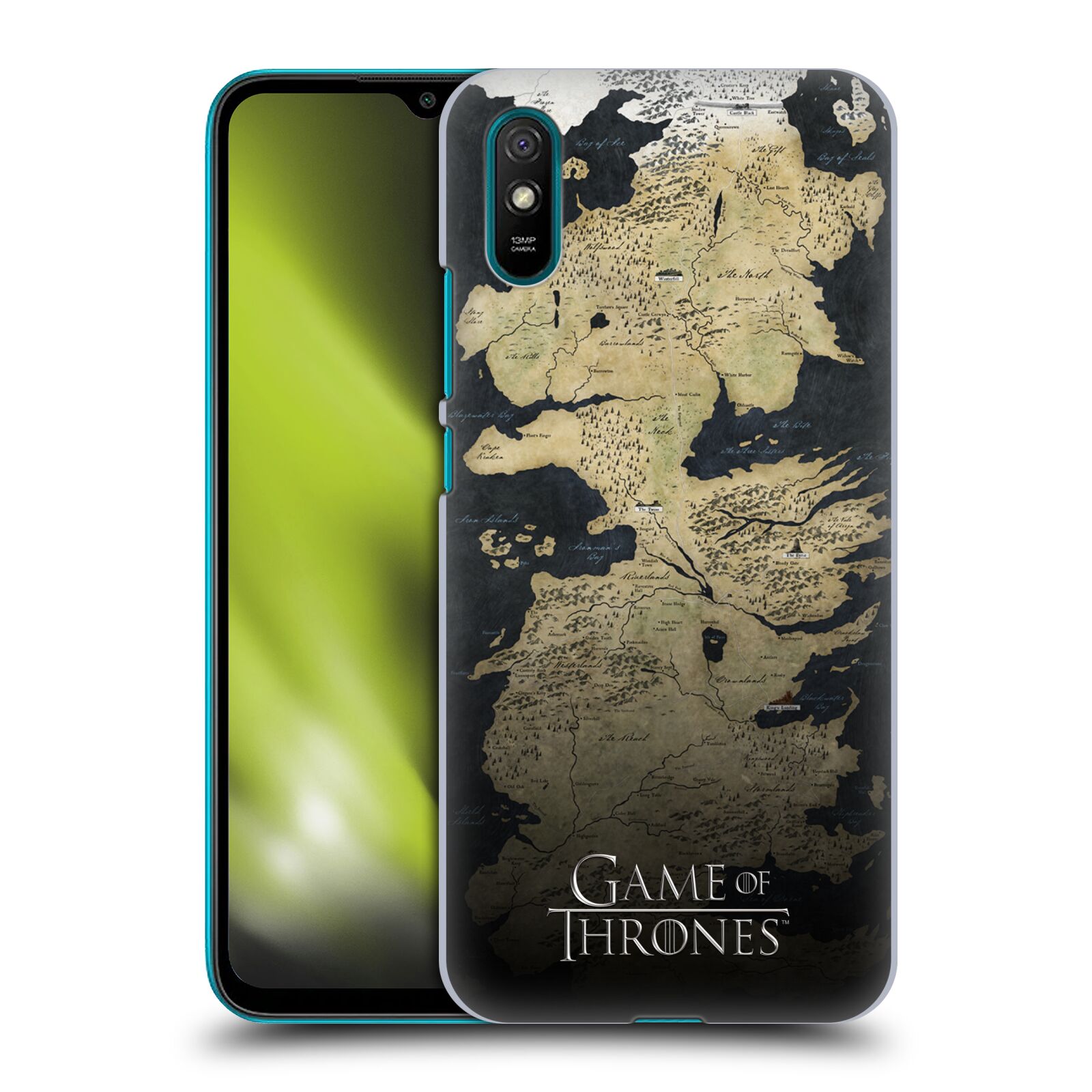 Plastové pouzdro na mobil Xiaomi Redmi 9A / Xiaomi Redmi 9AT - Head Case - Hra o trůny - Mapa západozemí