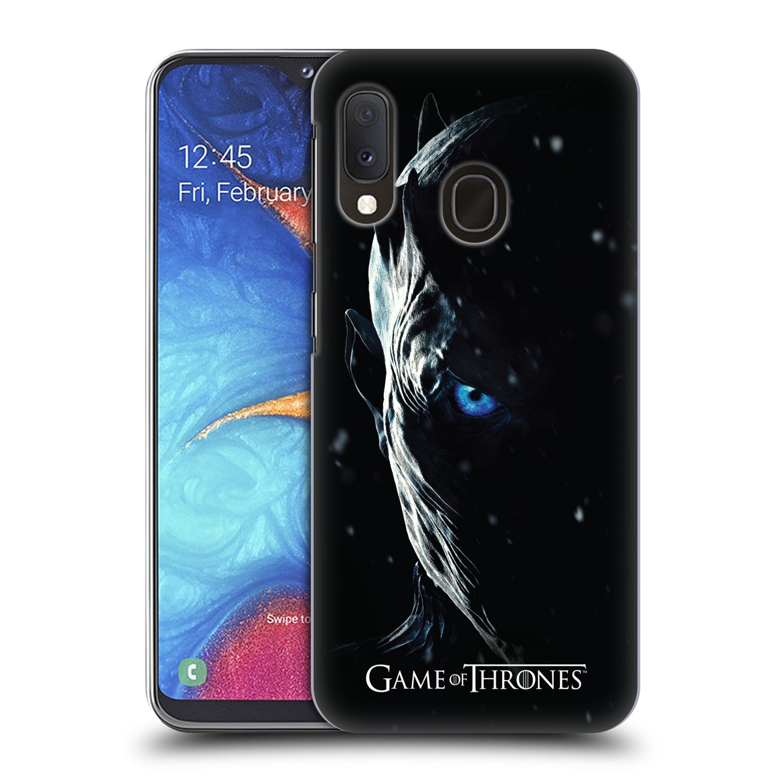 Plastové pouzdro na mobil Samsung Galaxy A20e - Head Case - Hra o trůny - Night King