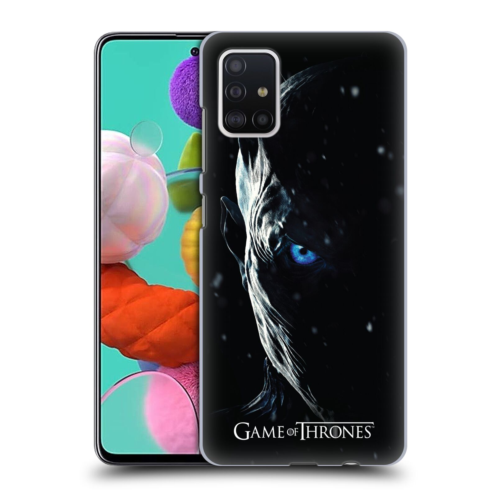 Plastové pouzdro na mobil Samsung Galaxy A51 - Head Case - Hra o trůny - Night King