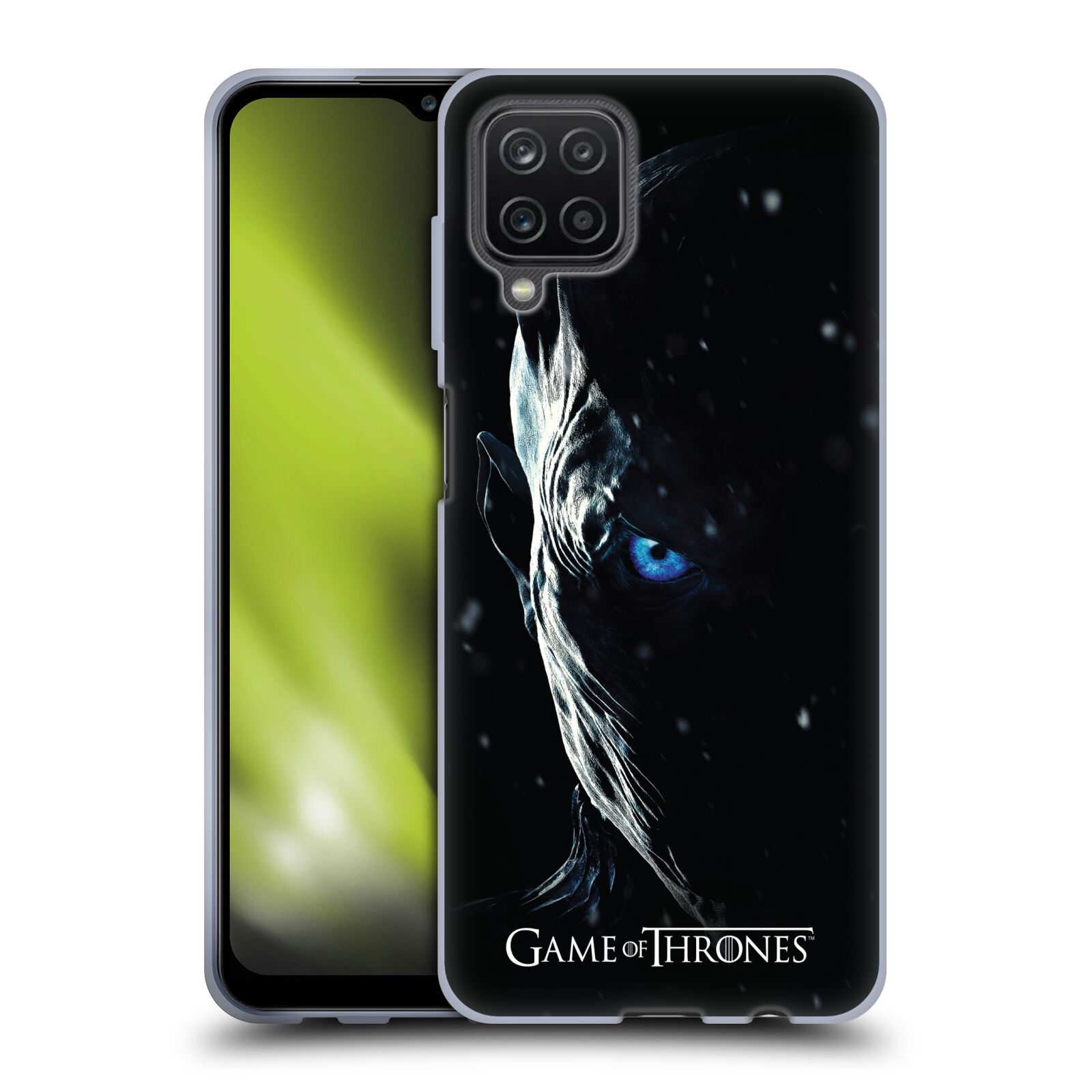 Silikonové pouzdro na mobil Samsung Galaxy A12 - Head Case - Hra o trůny - Night King (Silikonový kryt, obal, pouzdro na mobilní telefon Samsung Galaxy A12 s motivem Hra o trůny - Night King)