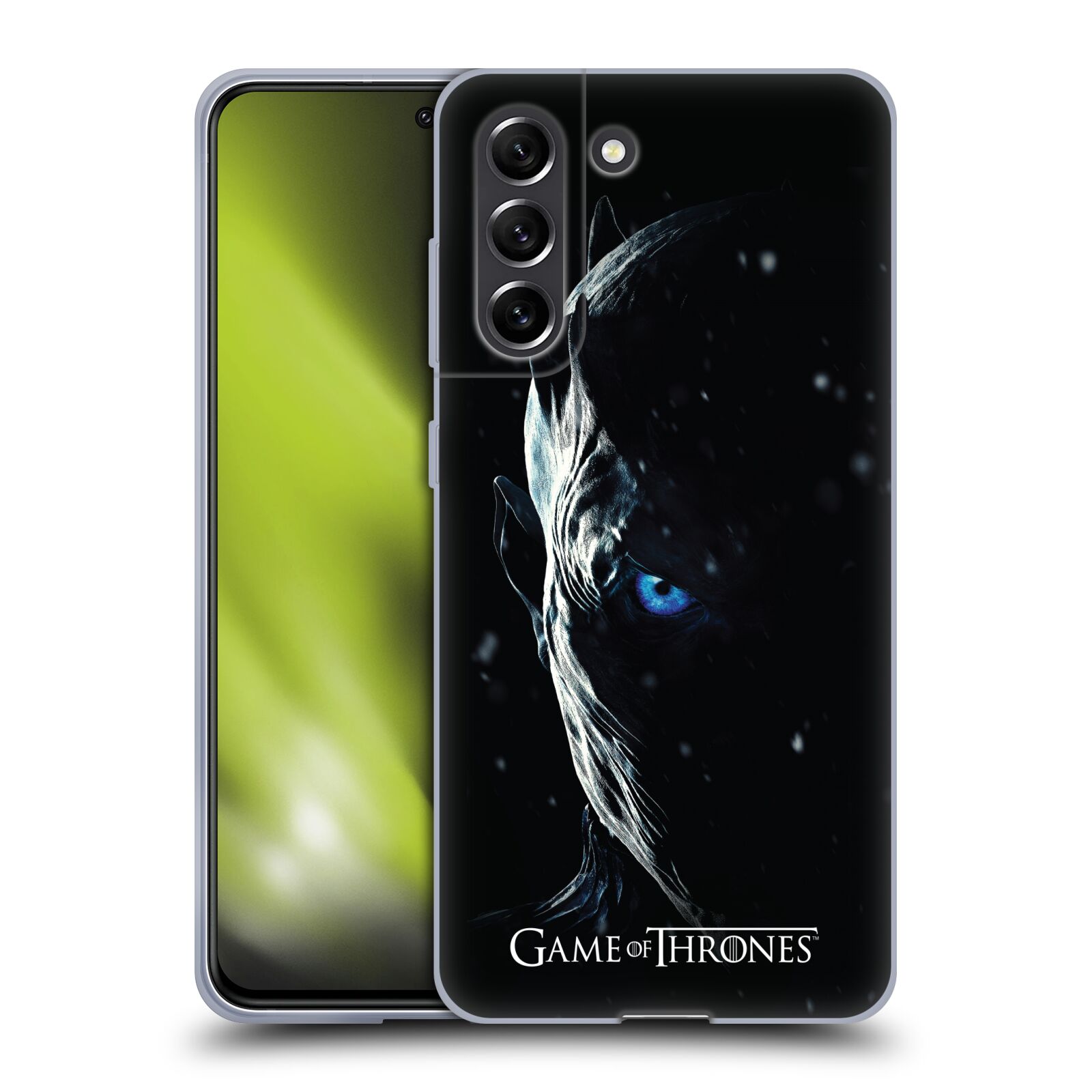 Silikonové pouzdro na mobil Samsung Galaxy S21 FE 5G - Head Case - Hra o trůny - Night King (Silikonový kryt, obal, pouzdro na mobilní telefon Samsung Galaxy S21 FE 5G s motivem Hra o trůny - Night King)