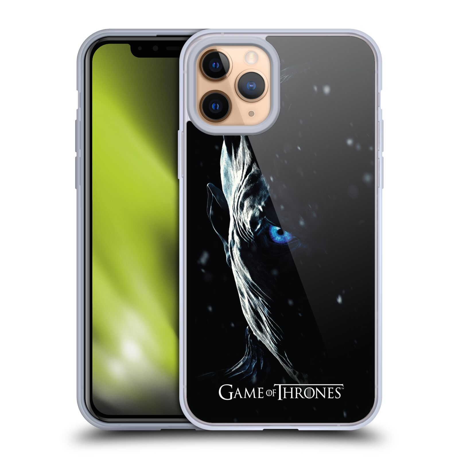 Silikonové pouzdro na mobil Apple iPhone 11 Pro - Head Case - Hra o trůny - Night King (Silikonový kryt, obal, pouzdro na mobilní telefon Apple iPhone 11 Pro s displejem 5,8" s motivem Hra o trůny - Night King)