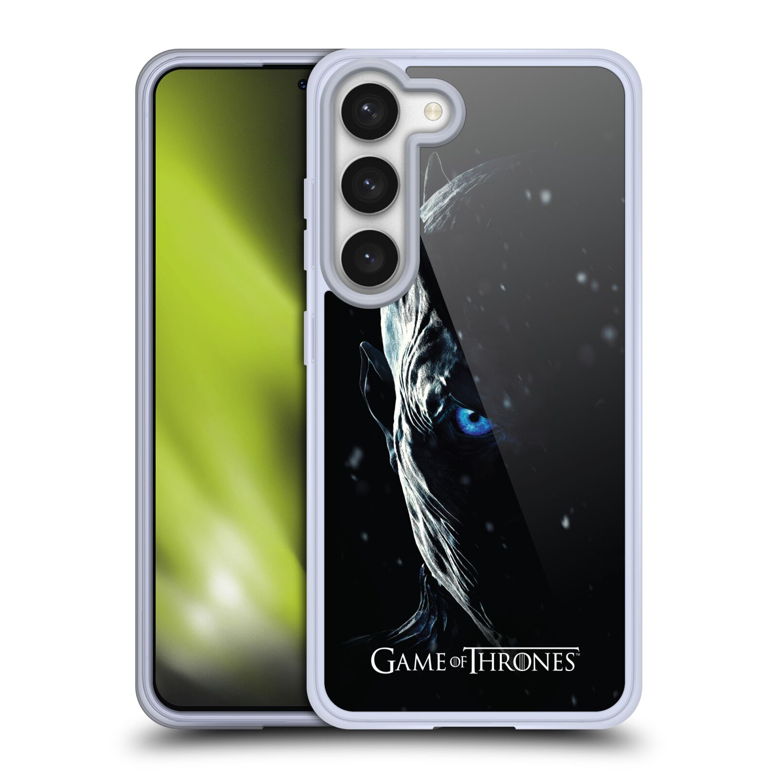 Silikonové pouzdro na mobil Samsung Galaxy S23 - Head Case - Hra o trůny - Night King (Silikonový kryt, obal, pouzdro na mobilní telefon Samsung Galaxy S23 s motivem Hra o trůny - Night King)
