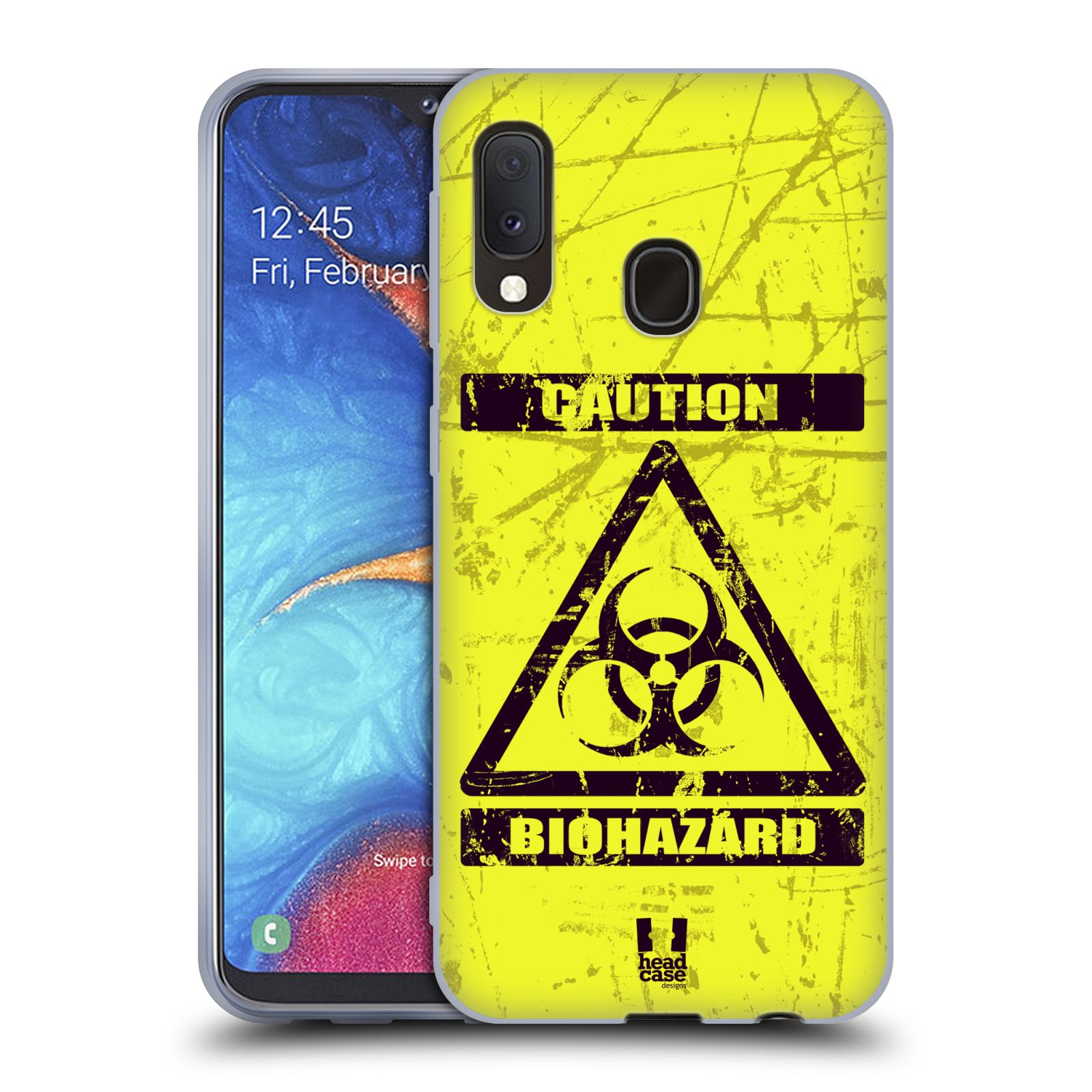 Silikonové pouzdro na mobil Samsung Galaxy A20e - Head Case - BIOHAZARD