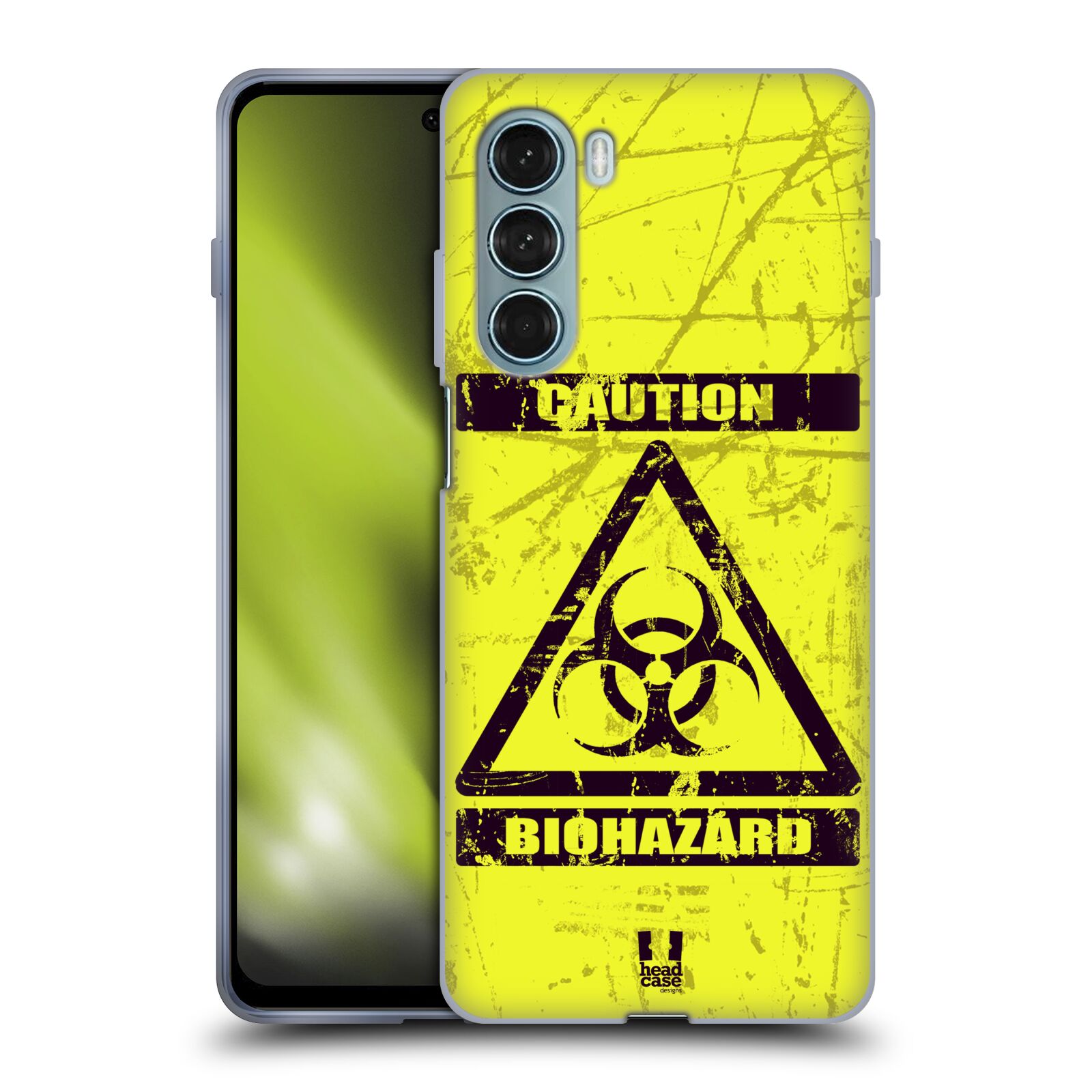 Silikonové pouzdro na mobil Motorola Moto G200 5G - Head Case - BIOHAZARD