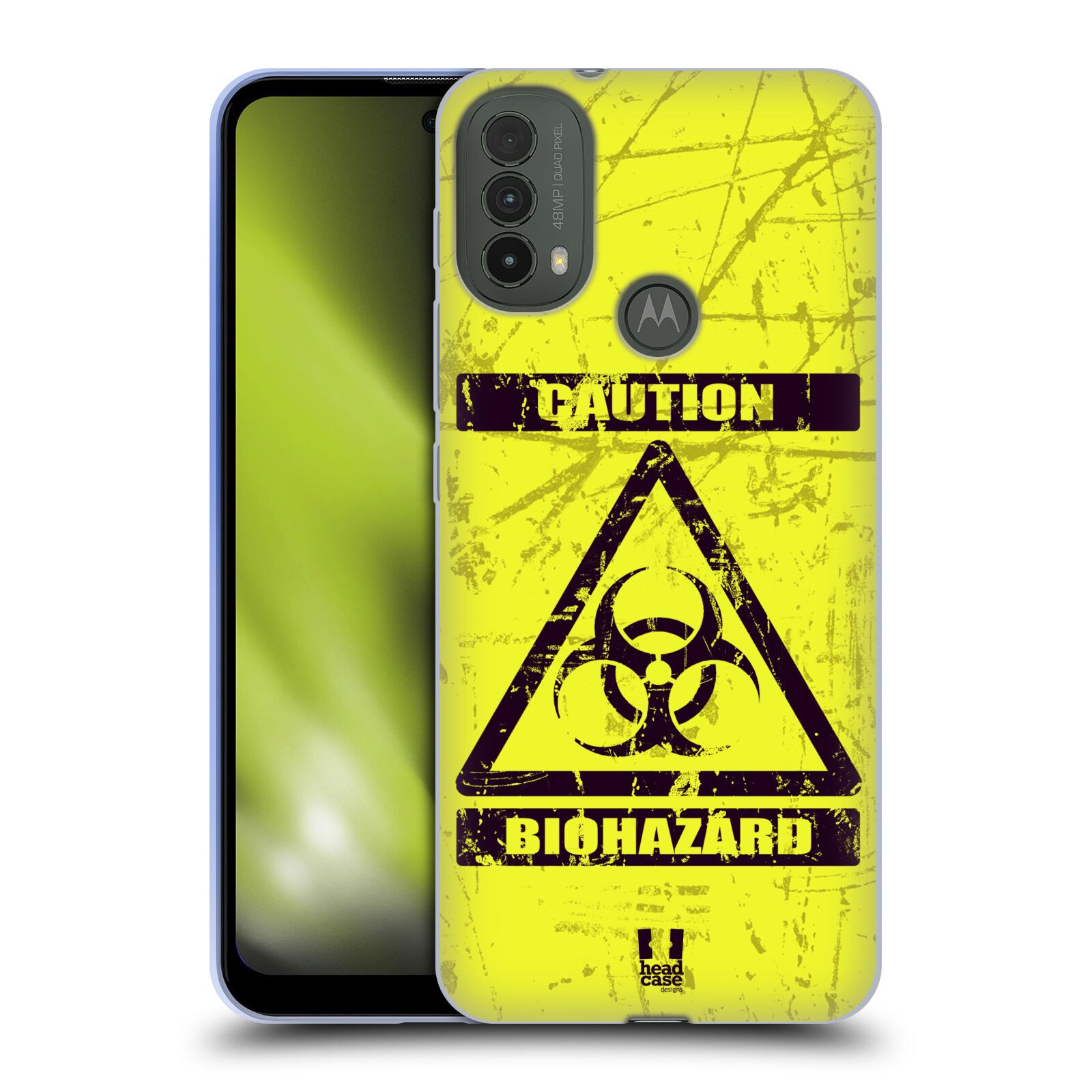 Silikonové pouzdro na mobil Motorola Moto E40 - Head Case - BIOHAZARD