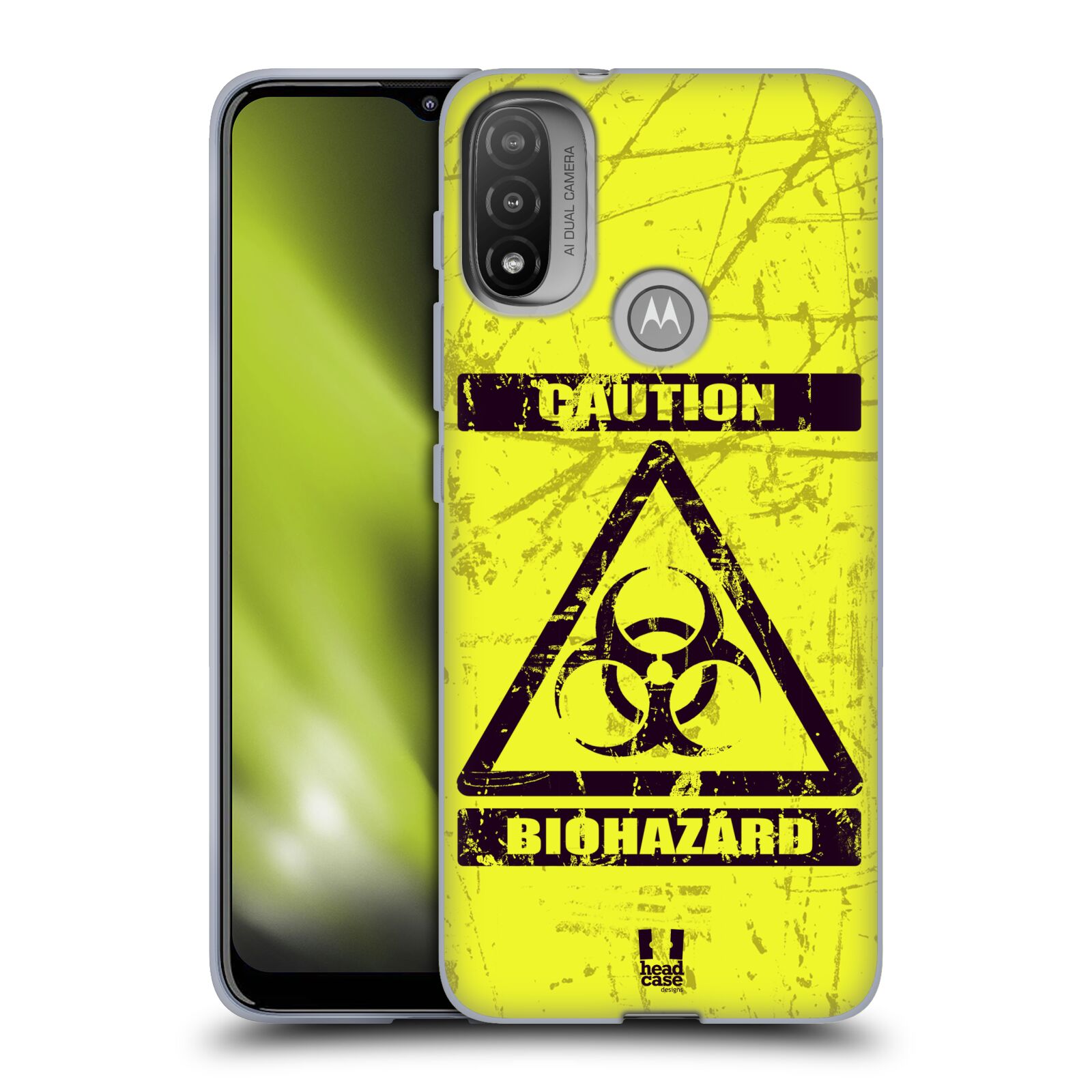 Silikonové pouzdro na mobil Motorola Moto E20 - Head Case - BIOHAZARD