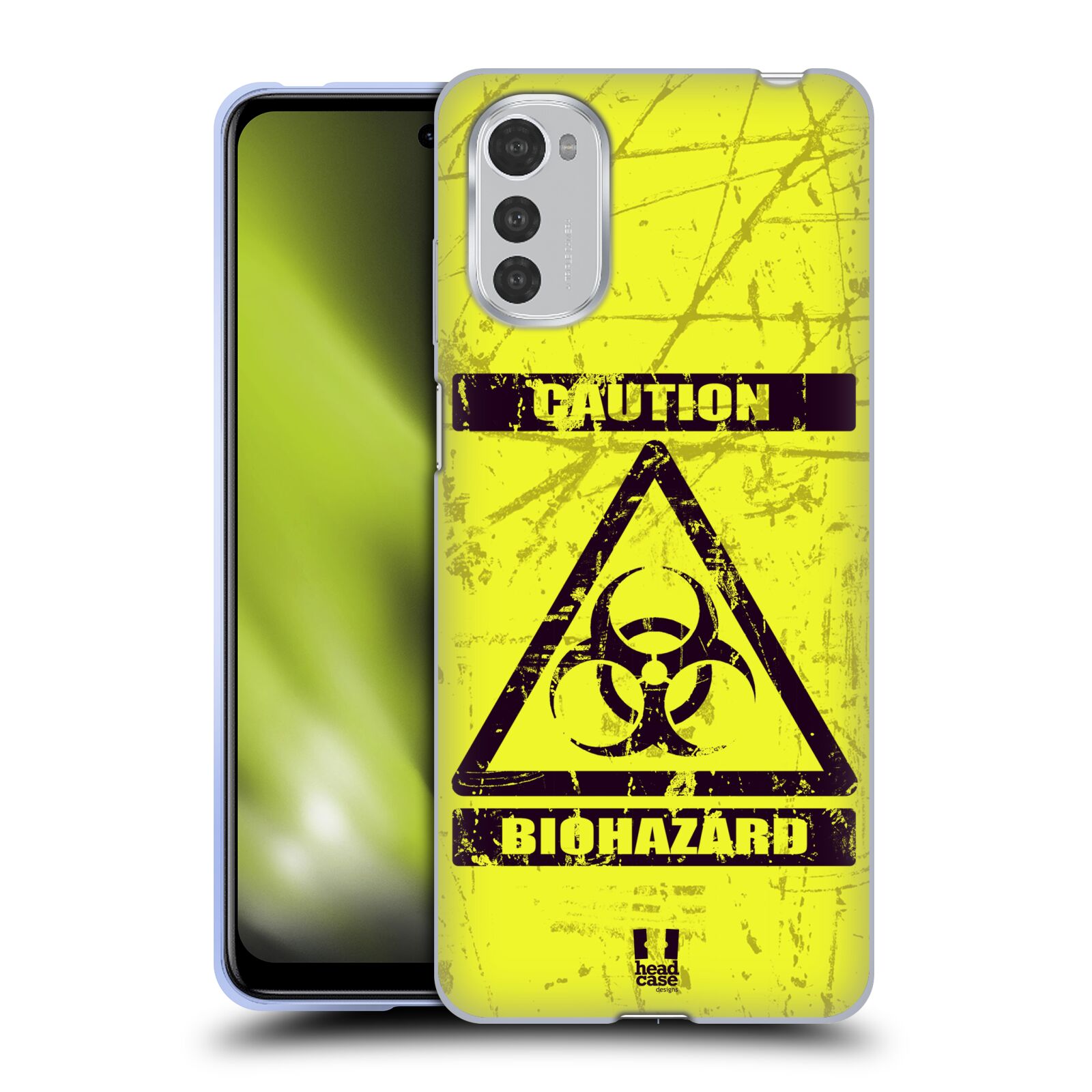 Silikonové pouzdro na mobil Motorola Moto E32 / E32s - Head Case - BIOHAZARD