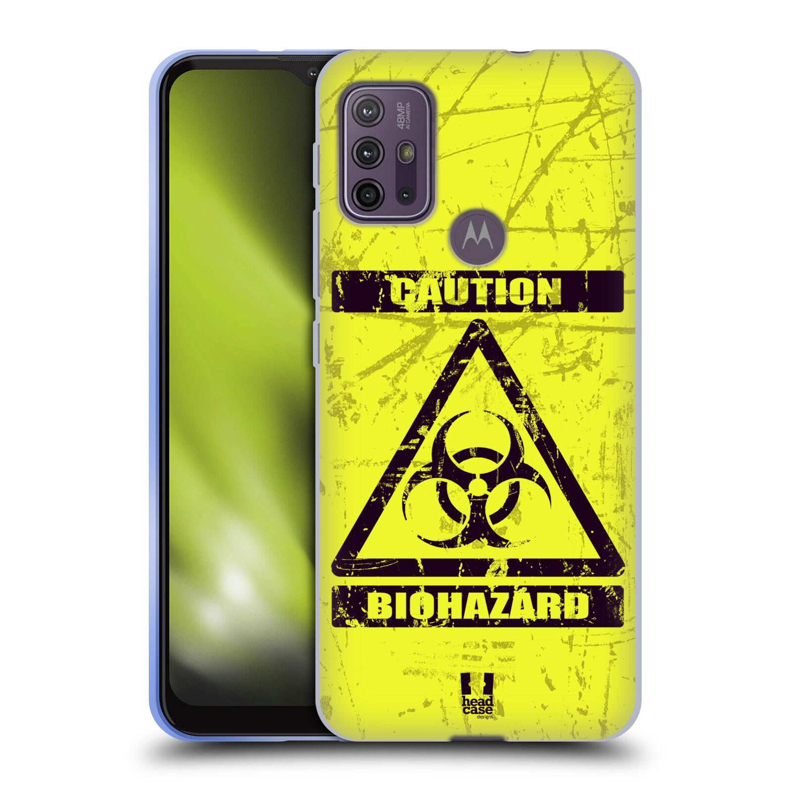 Silikonové pouzdro na mobil Motorola Moto G10 / G30 - Head Case - BIOHAZARD