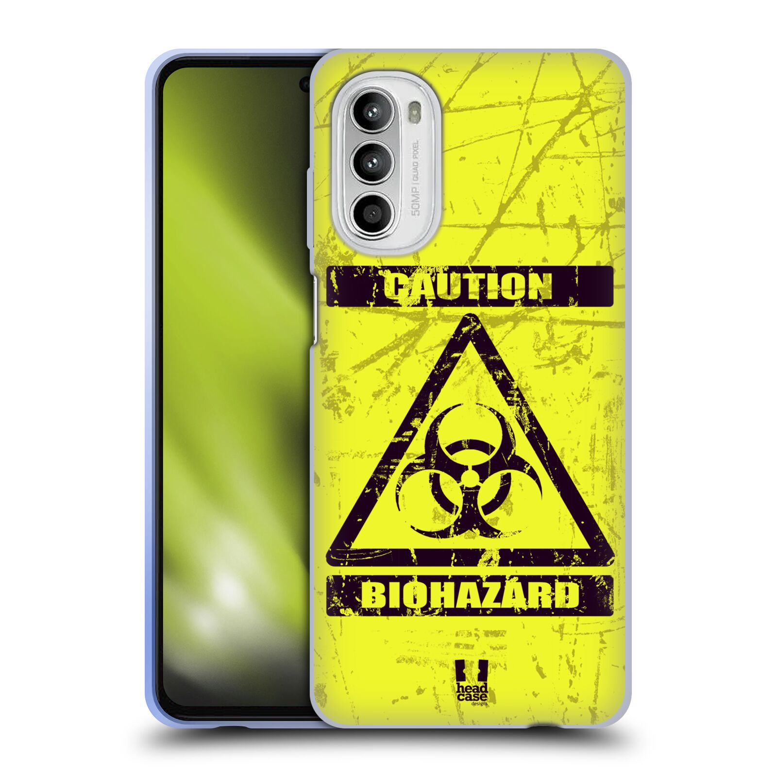Silikonové pouzdro na mobil Motorola Moto G52 - Head Case - BIOHAZARD