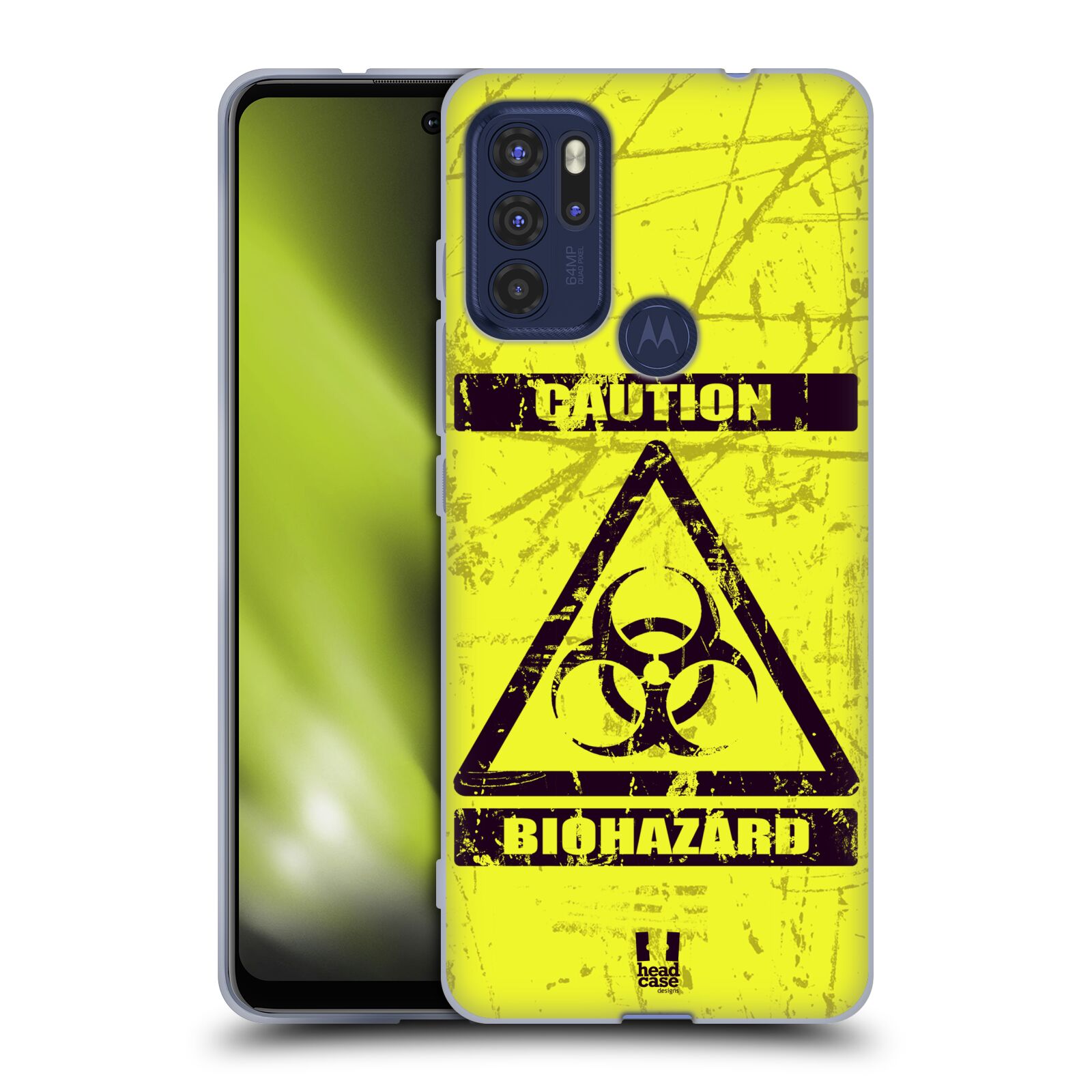 Silikonové pouzdro na mobil Motorola Moto G60s - Head Case - BIOHAZARD
