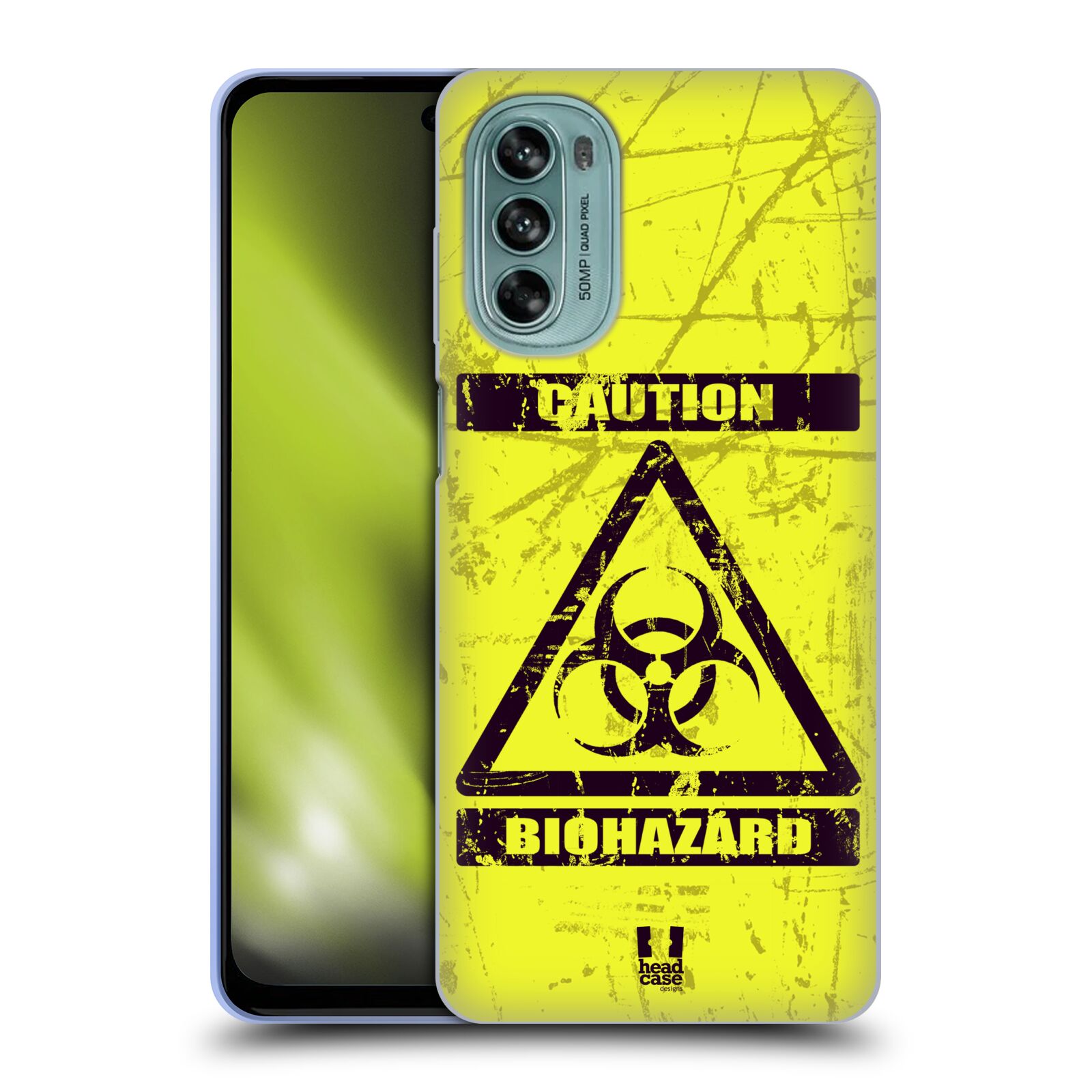 Silikonové pouzdro na mobil Motorola Moto G62 5G - Head Case - BIOHAZARD
