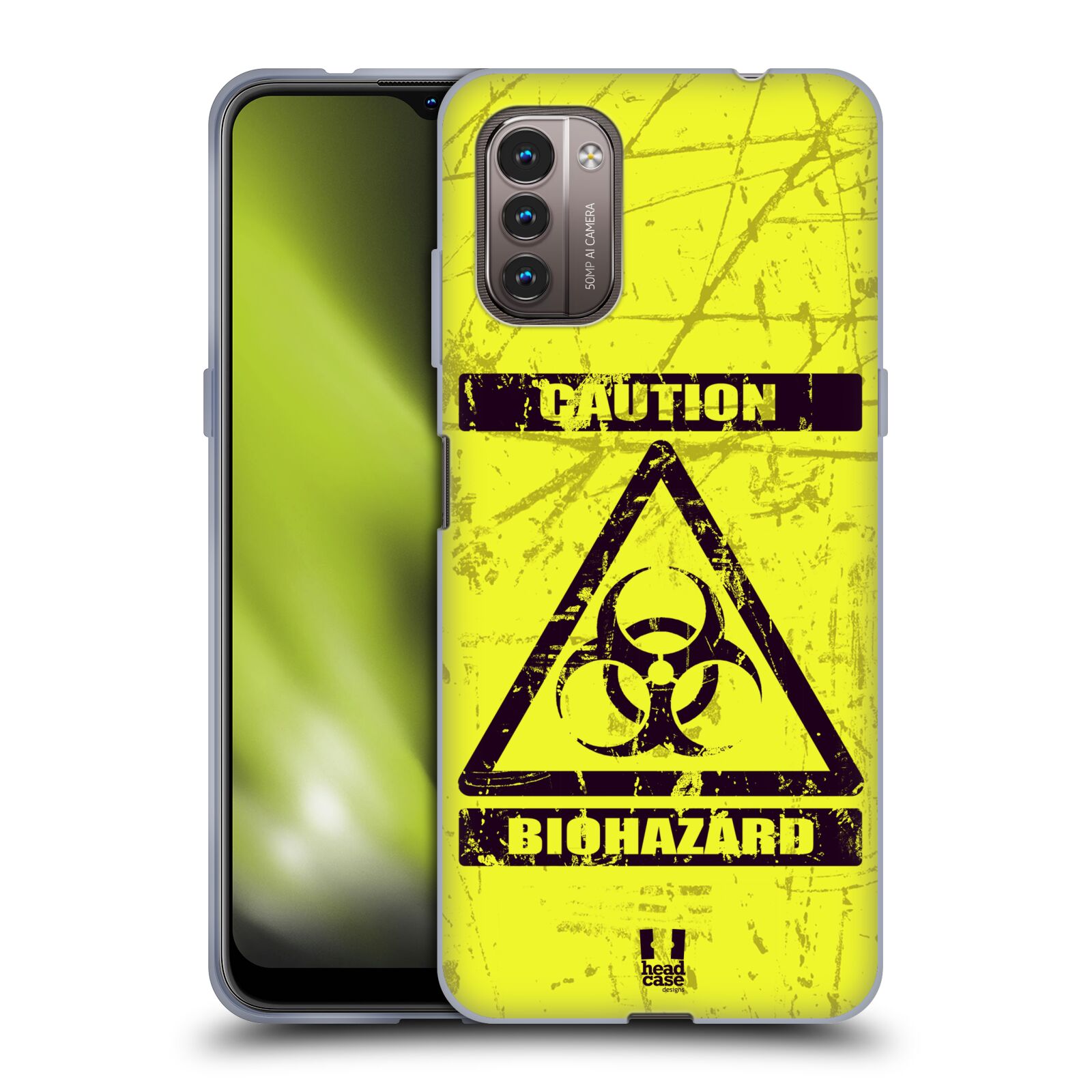 Silikonové pouzdro na mobil Nokia G11 / G21 - Head Case - BIOHAZARD