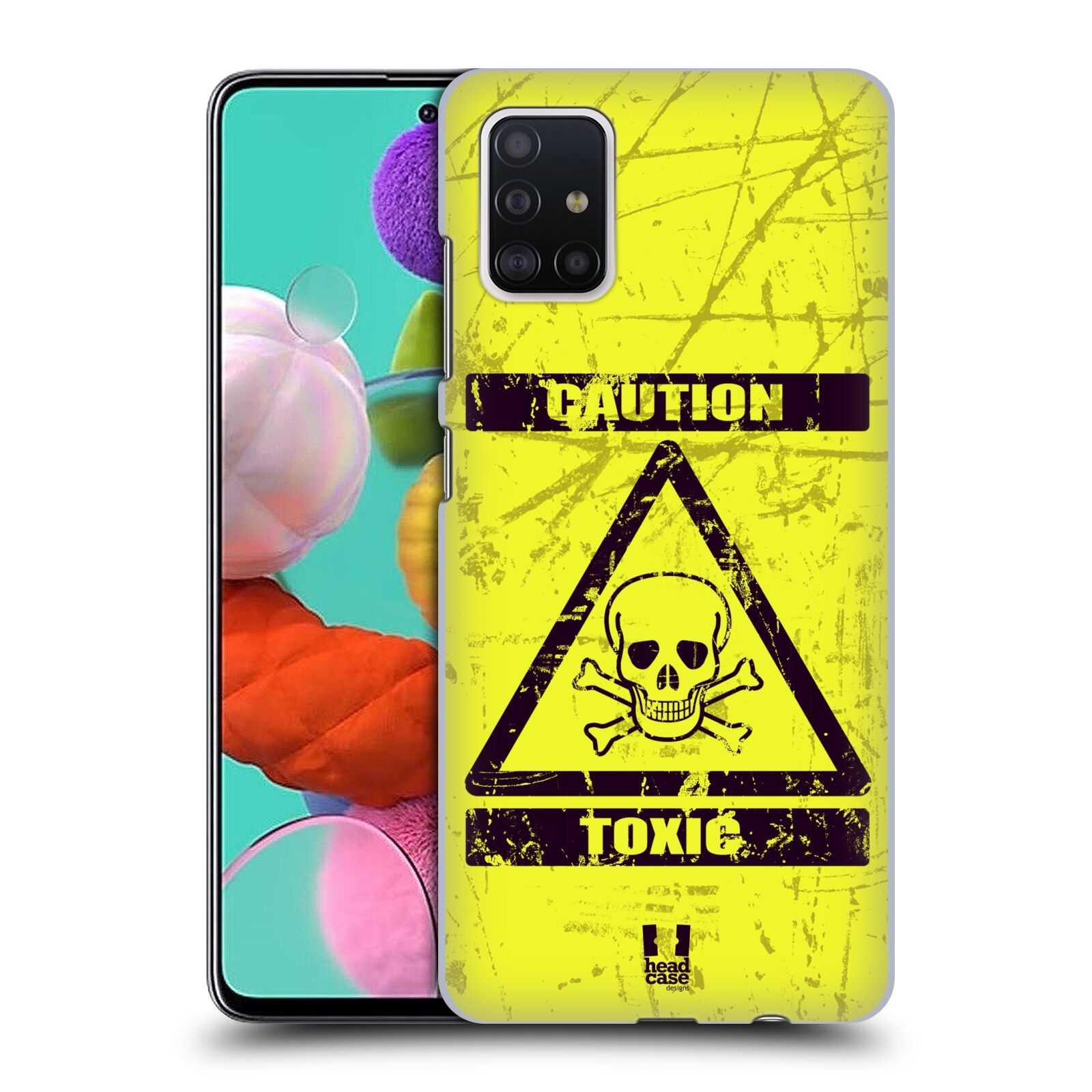 Plastové pouzdro na mobil Samsung Galaxy A51 - Head Case - TOXIC