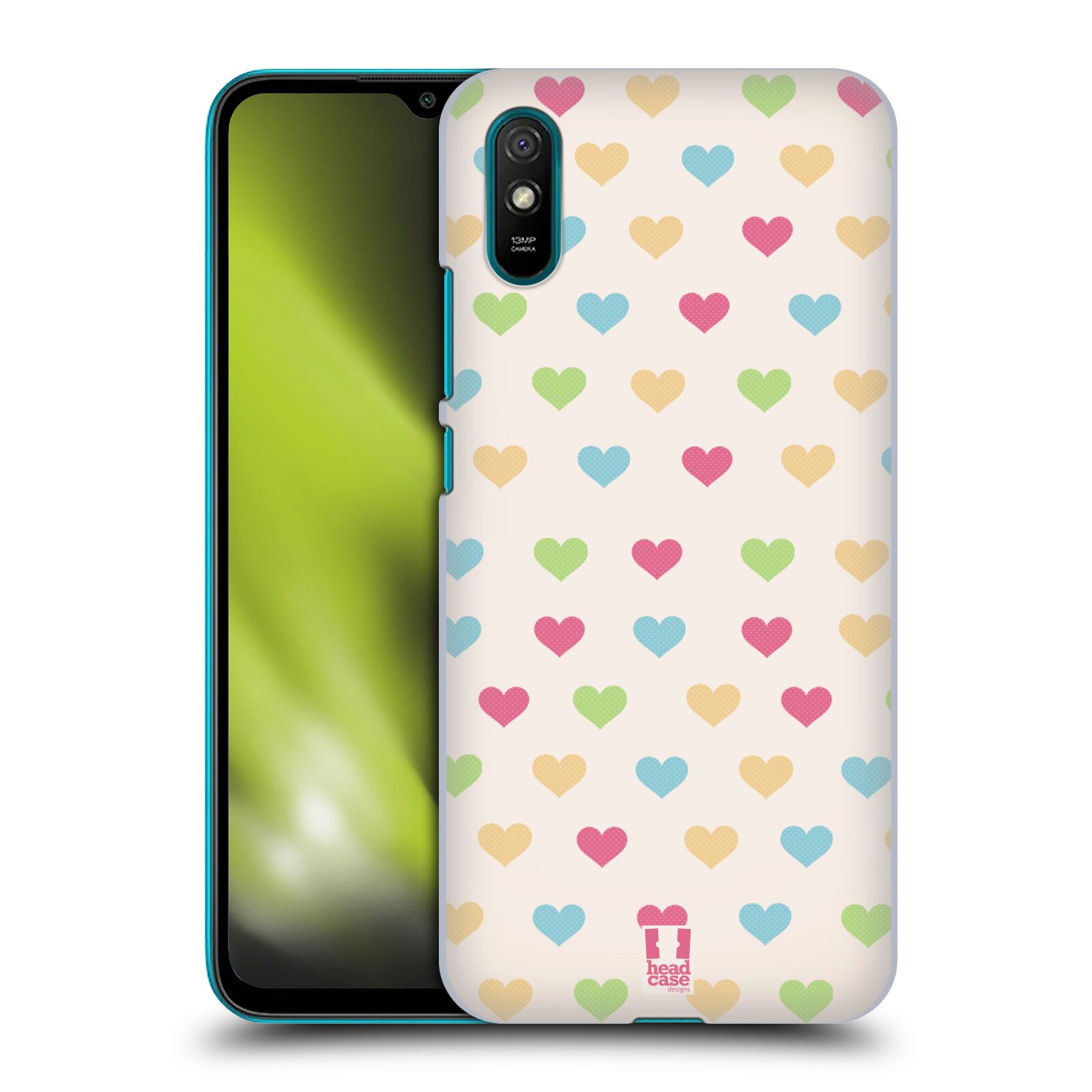 Plastové pouzdro na mobil Xiaomi Redmi 9A / Xiaomi Redmi 9AT - Head Case - SRDÍČKA BAREVNÁ