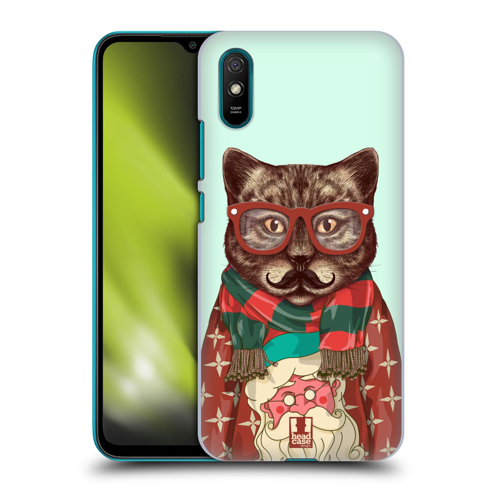 Plastové pouzdro na mobil Xiaomi Redmi 9A / Xiaomi Redmi 9AT - Head Case - HIPSTR SVETR KOČKA