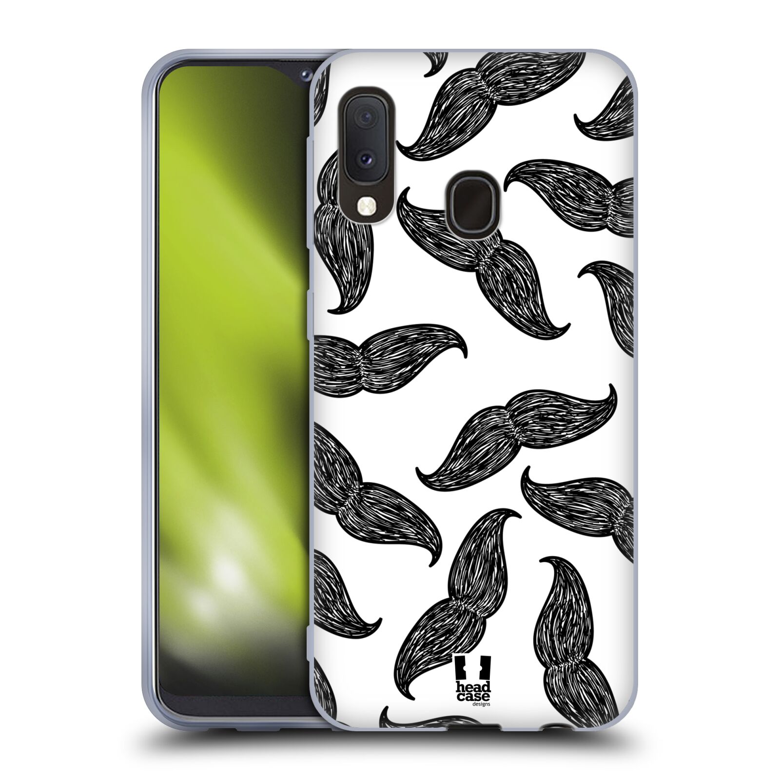 Silikonové pouzdro na mobil Samsung Galaxy A20e - Head Case - HIPSTER KNÍRY