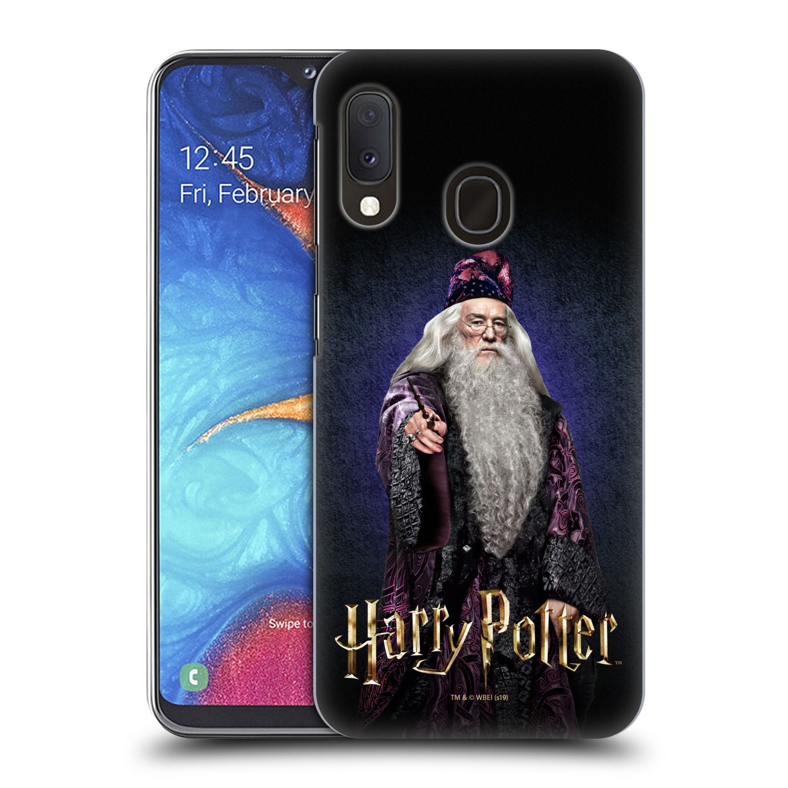Plastové pouzdro na mobil Samsung Galaxy A20e - Harry Potter - Albus Brumbál
