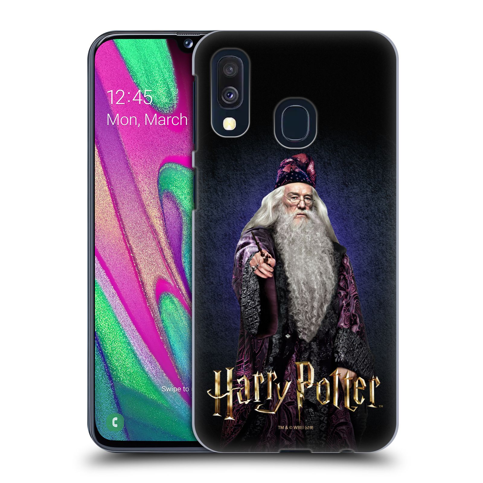 Plastové pouzdro na mobil Samsung Galaxy A40 - Harry Potter - Albus Brumbál