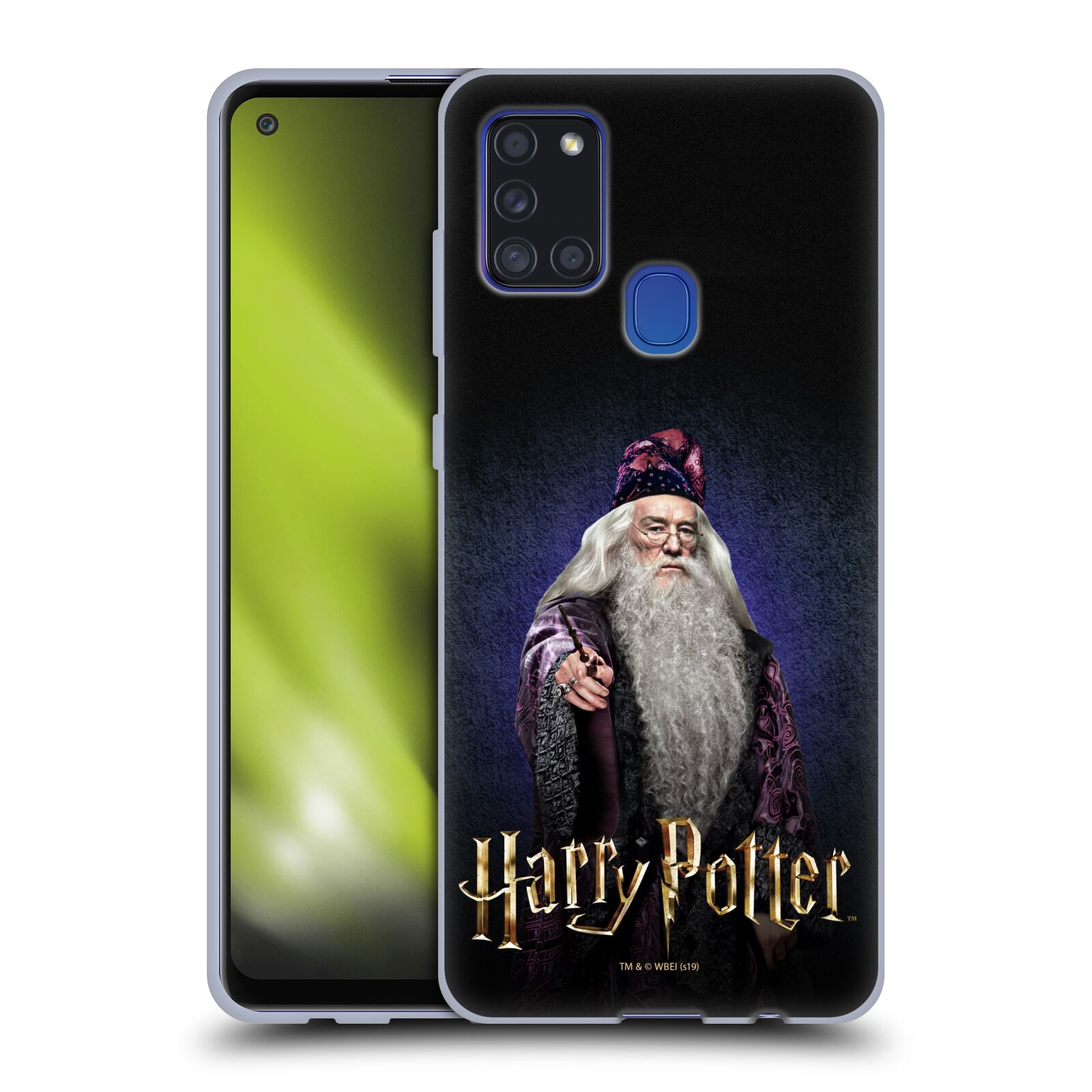 Silikonové pouzdro na mobil Samsung Galaxy A21s - Harry Potter - Albus Brumbál (Silikonový kryt, obal, pouzdro na mobilní telefon Samsung Galaxy A21s SM-A217F s licencovaným motivem Harry Potter - Albus Brumbál)