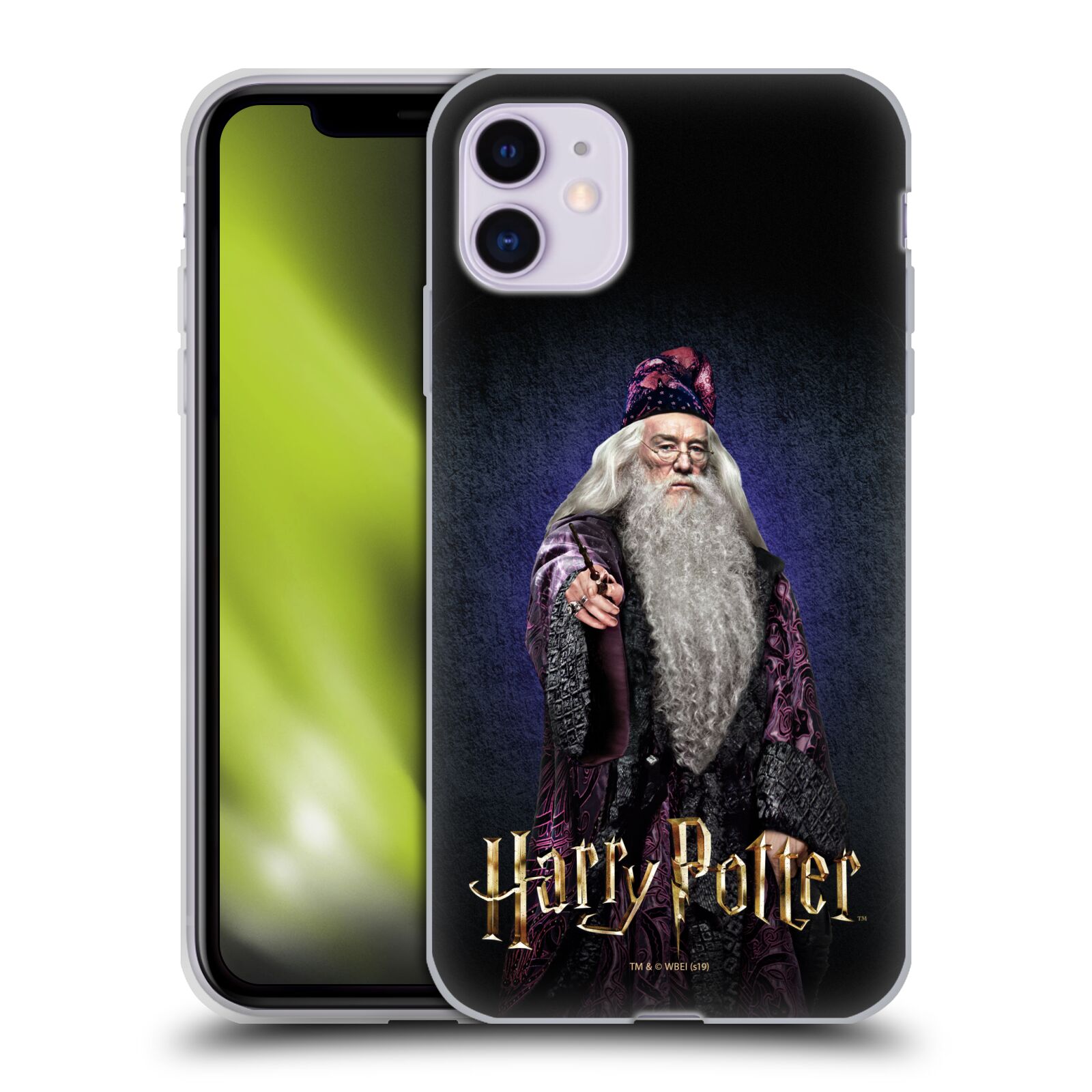 Silikonové pouzdro na mobil Apple iPhone 11 - Harry Potter - Albus Brumbál (Silikonový kryt, obal, pouzdro na mobilní telefon Apple iPhone 11 s displejem 6,1" s licencovaným motivem Harry Potter - Albus Brumbál)
