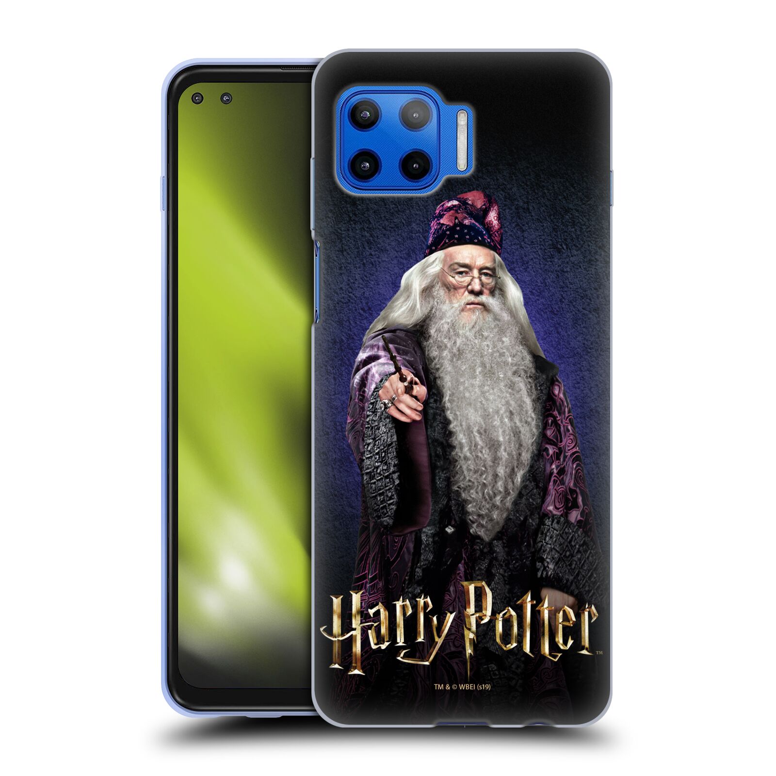 Silikonové pouzdro na mobil Motorola Moto G 5G Plus - Harry Potter - Albus Brumbál