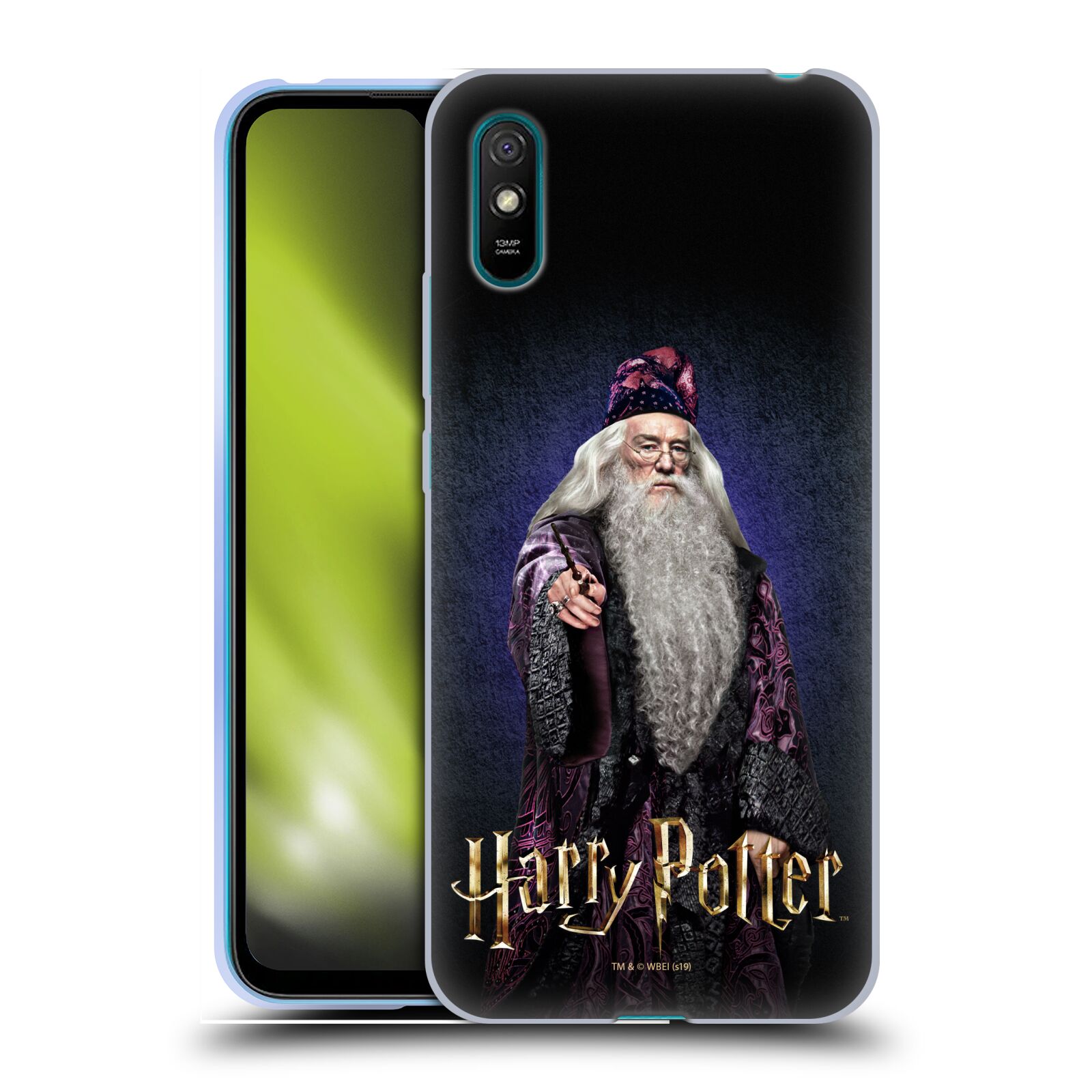 Silikonové pouzdro na mobil Xiaomi Redmi 9A / 9AT - Harry Potter - Albus Brumbál (Silikonový kryt, obal, pouzdro na mobilní telefon Xiaomi Redmi 9A / Xiaomi Redmi 9AT s licencovaným motivem Harry Potter - Albus Brumbál)