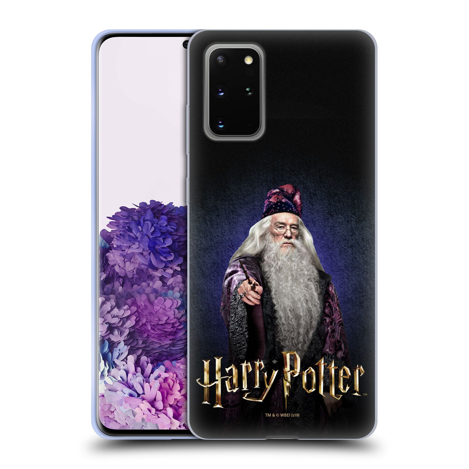 Silikonové pouzdro na mobil Samsung Galaxy S20 Plus - Harry Potter - Albus Brumbál (Silikonový kryt, obal, pouzdro na mobilní telefon Samsung Galaxy S20+ s licencovaným motivem Harry Potter - Albus Brumbál)