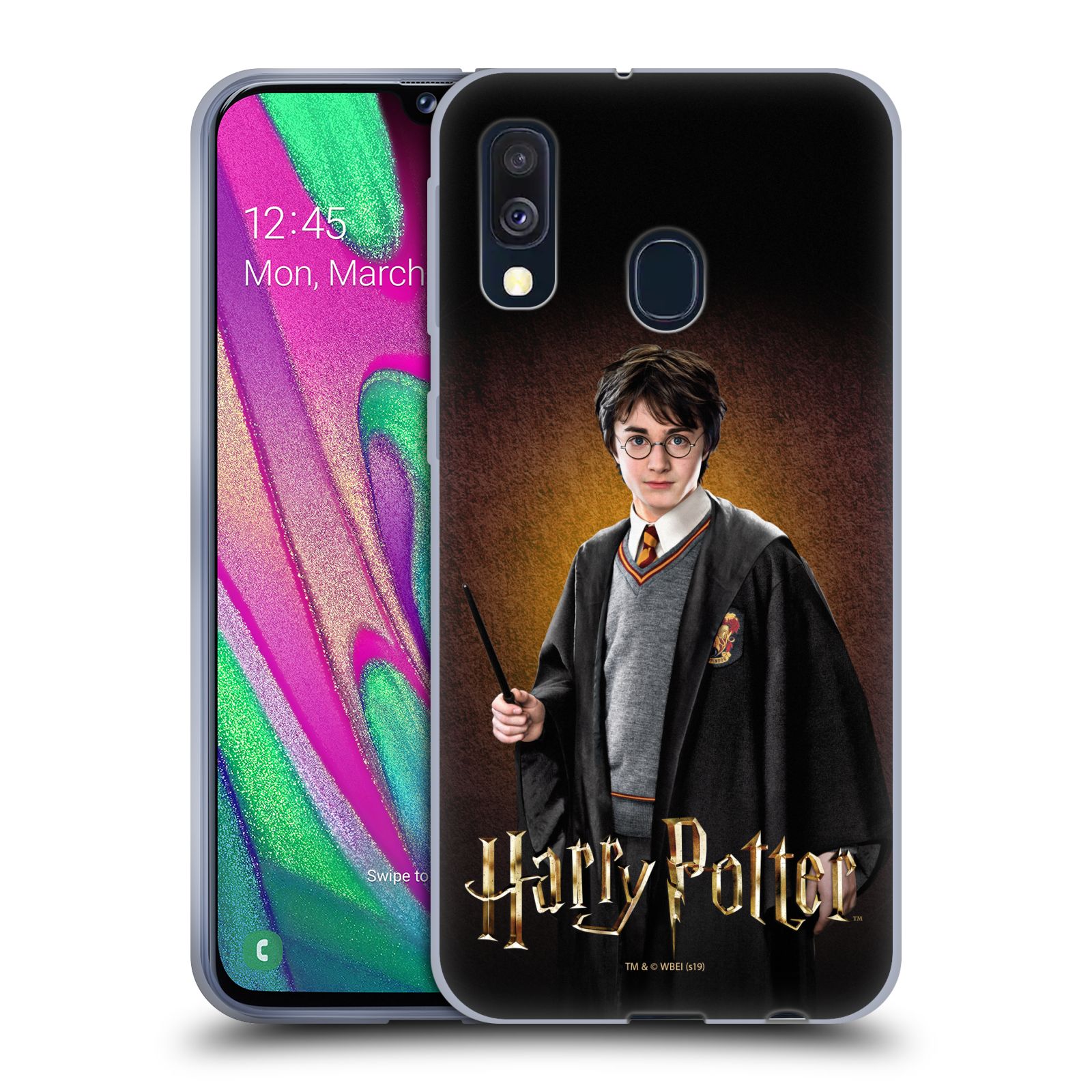 Silikonové pouzdro na mobil Samsung Galaxy A40 - Harry Potter - Malý Harry Potter (Silikonový kryt, obal, pouzdro na mobilní telefon Samsung Galaxy A40 A205F Dual SIM s licencovaným motivem Harry Potter - Malý Harry Potter)