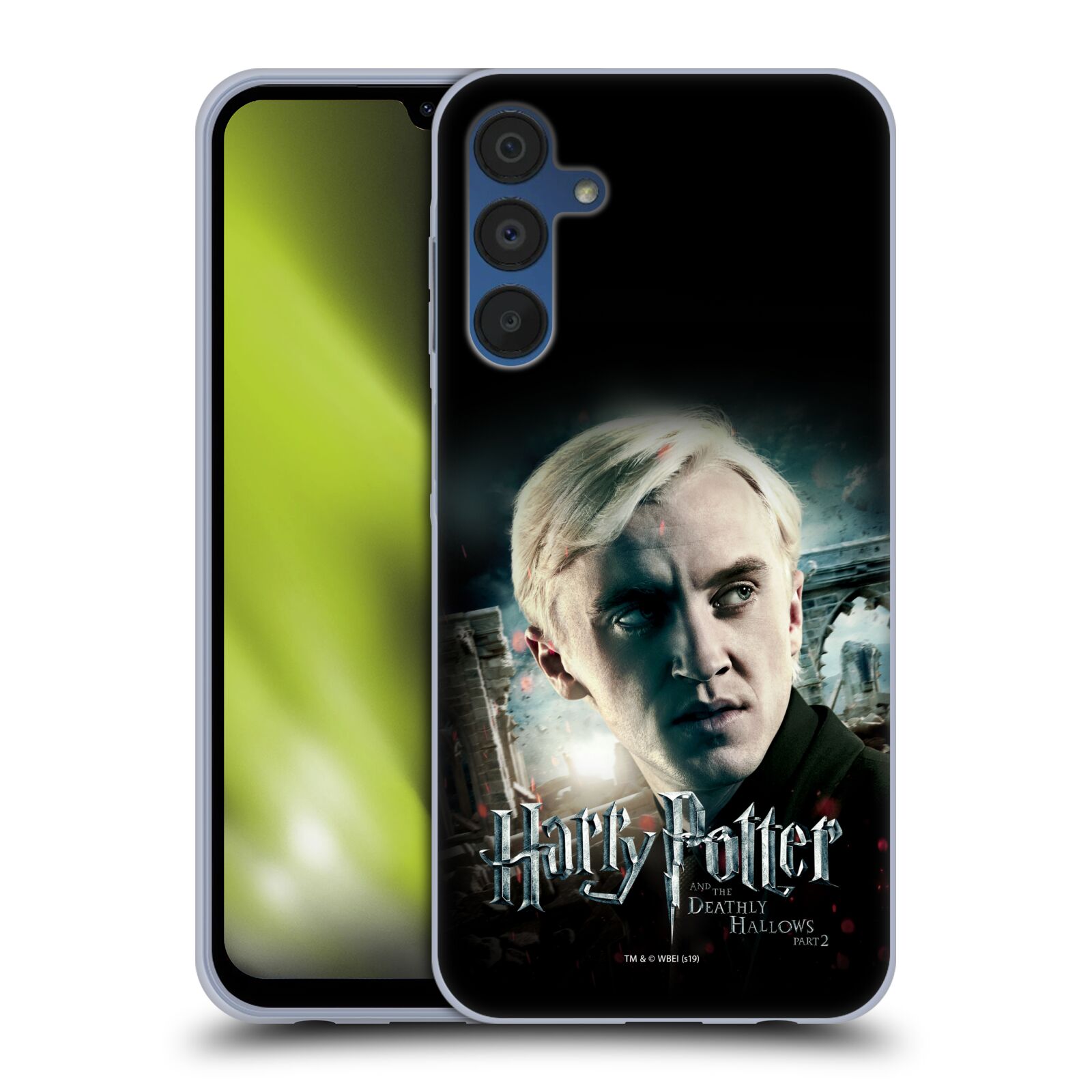 Silikonové pouzdro na mobil Samsung Galaxy A15 / A15 5G - Harry Potter a Relikvie smrti - Draco Malfoy (Silikonový kryt, obal, pouzdro na mobilní telefon Samsung Galaxy A15 / A15 5G s licencovaným motivem Harry Potter a Relikvie smrti - Draco Malfoy)