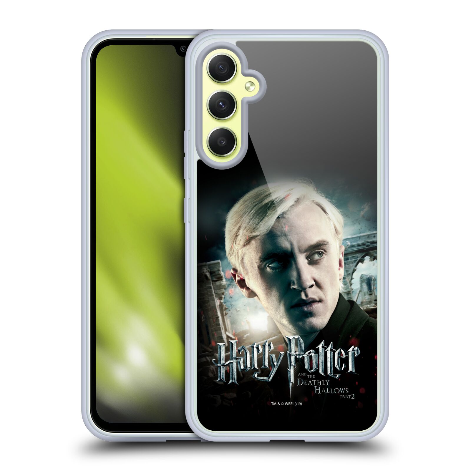 Silikonové pouzdro na mobil Samsung Galaxy A34 5G - Harry Potter a Relikvie smrti - Draco Malfoy (Silikonový kryt, obal, pouzdro na mobilní telefon Samsung Galaxy A34 5G s licencovaným motivem Harry Potter a Relikvie smrti - Draco Malfoy)