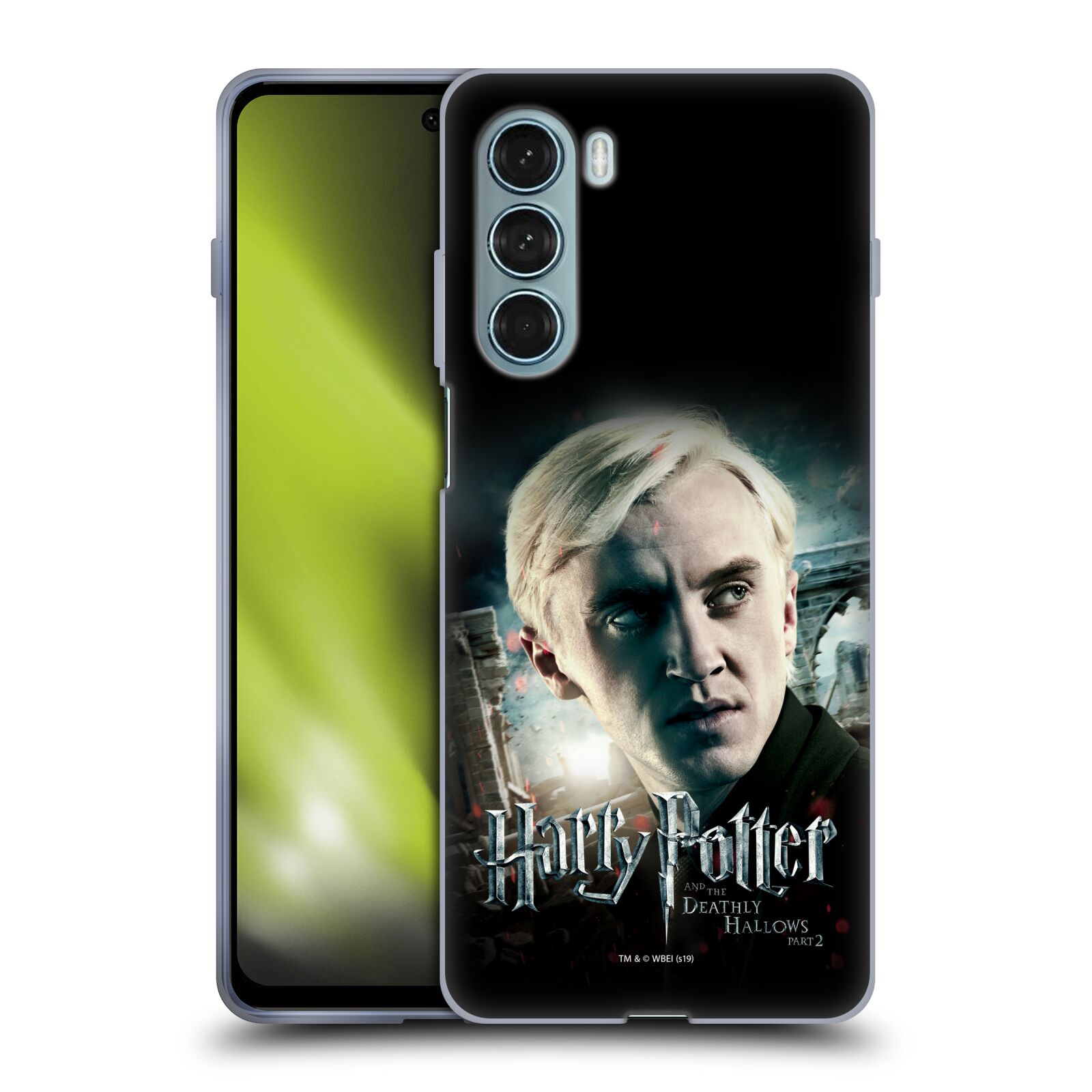 Silikonové pouzdro na mobil Motorola Moto G200 5G - Harry Potter a Relikvie smrti - Draco Malfoy