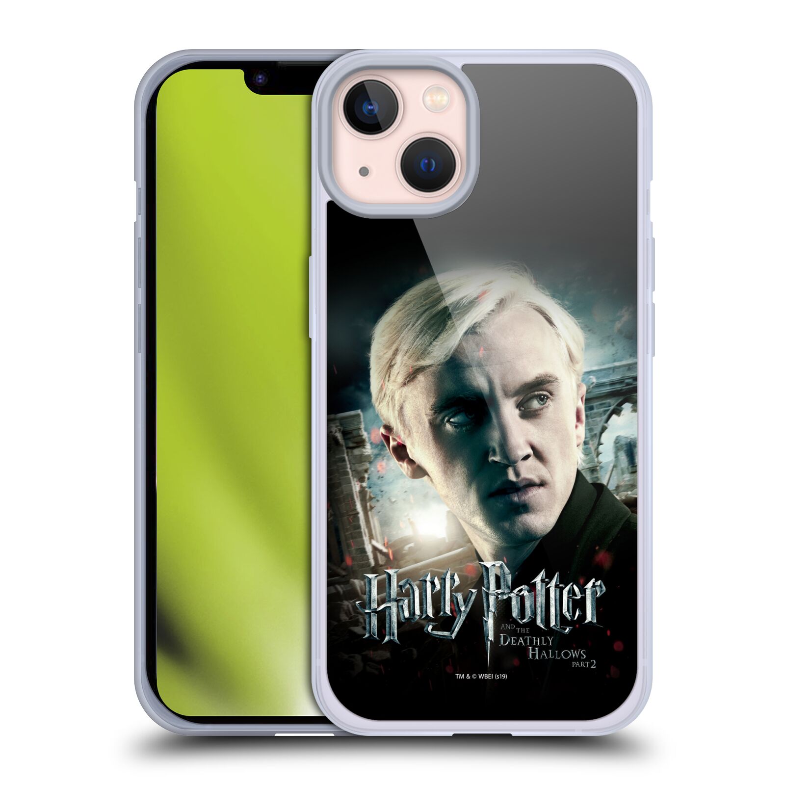 Silikonové pouzdro na mobil Apple iPhone 13 - Harry Potter a Relikvie smrti - Draco Malfoy (Silikonový kryt, obal, pouzdro na mobilní telefon Apple iPhone 13 s licencovaným motivem Harry Potter a Relikvie smrti - Draco Malfoy)
