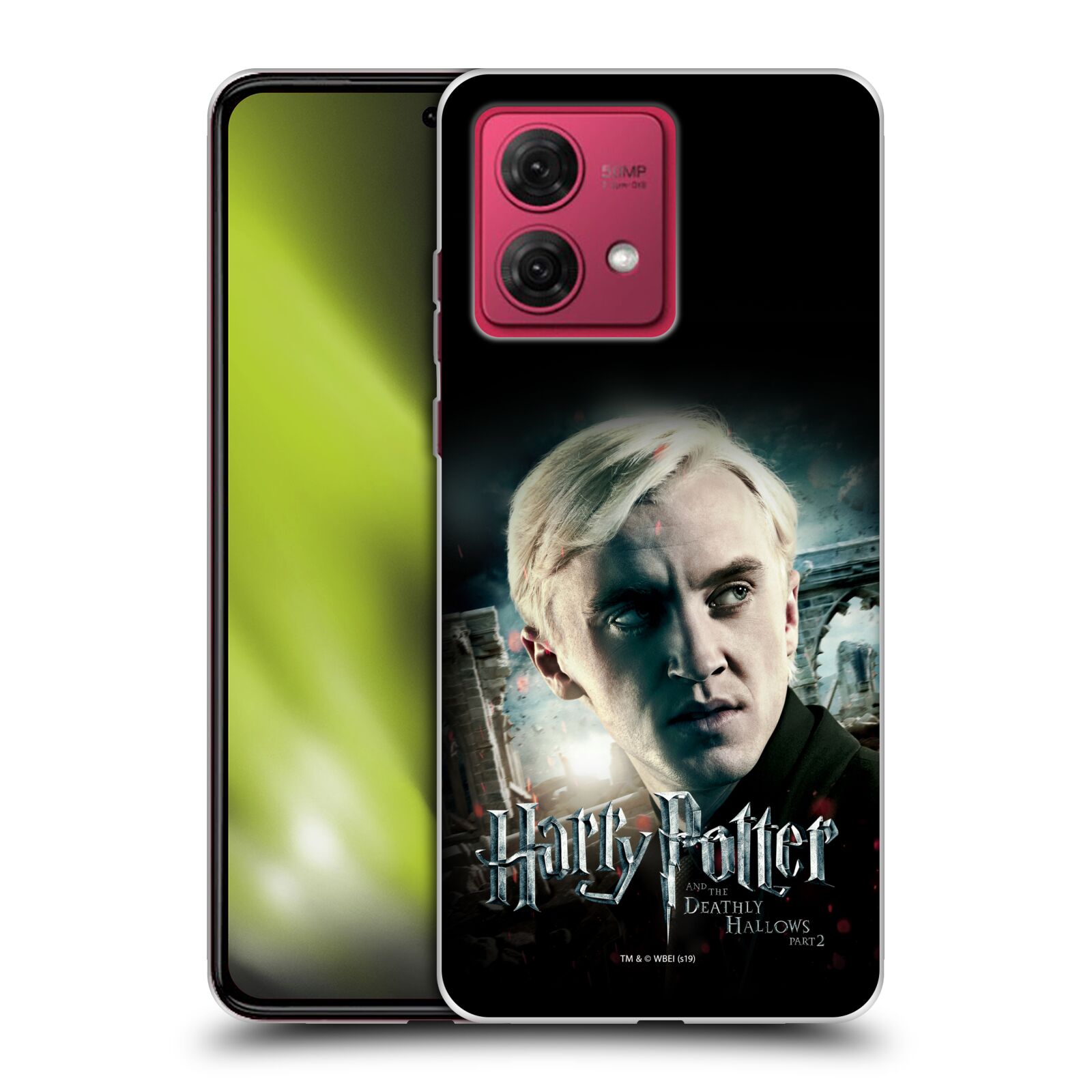 Silikonové pouzdro na mobil Motorola Moto G84 5G - Harry Potter a Relikvie smrti - Draco Malfoy (Silikonový kryt, obal, pouzdro na mobilní telefon Motorola Moto G84 5G s licencovaným motivem Harry Potter a Relikvie smrti - Draco Malfoy)