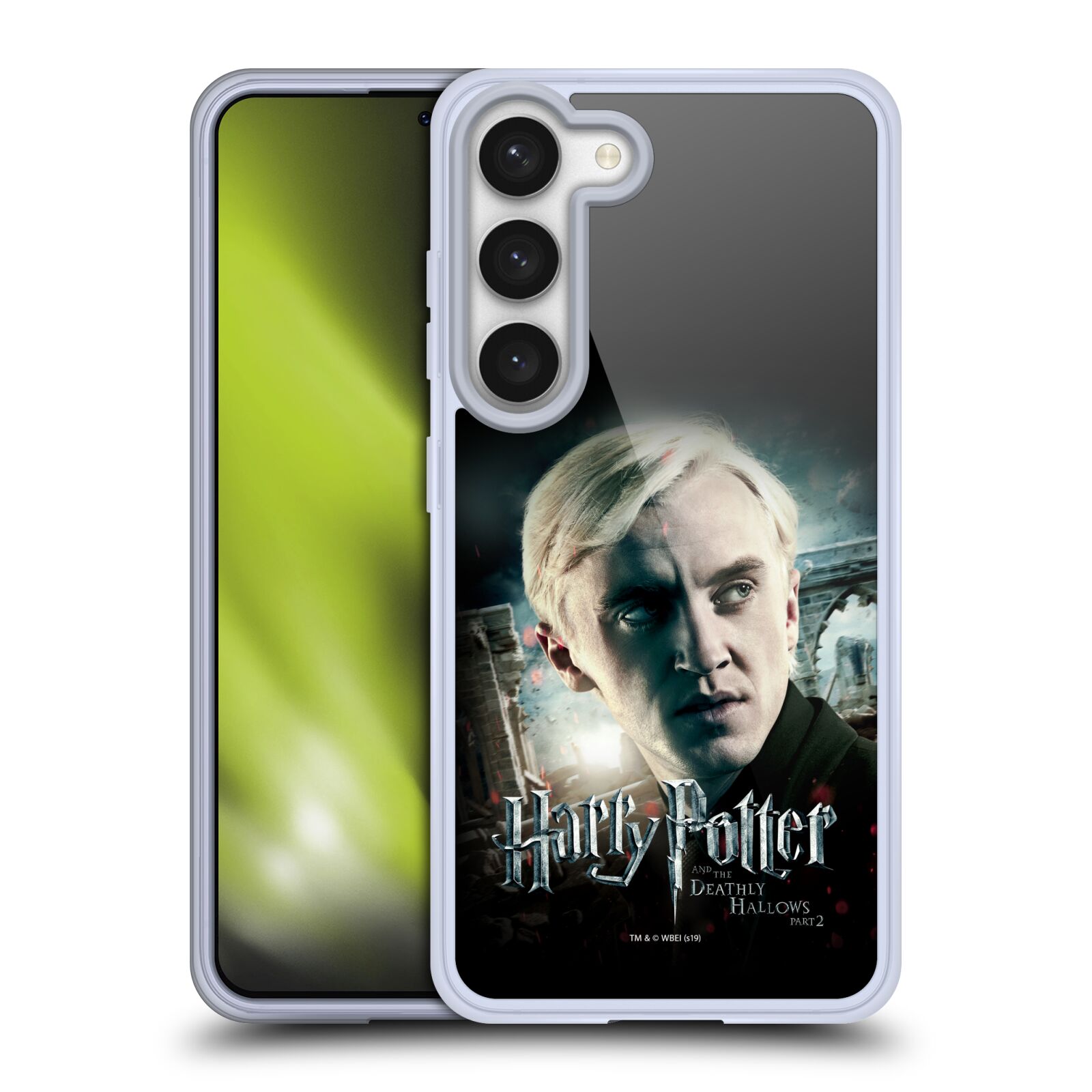Silikonové pouzdro na mobil Samsung Galaxy S23 - Harry Potter a Relikvie smrti - Draco Malfoy (Silikonový kryt, obal, pouzdro na mobilní telefon Samsung Galaxy S23 s licencovaným motivem Harry Potter a Relikvie smrti - Draco Malfoy)