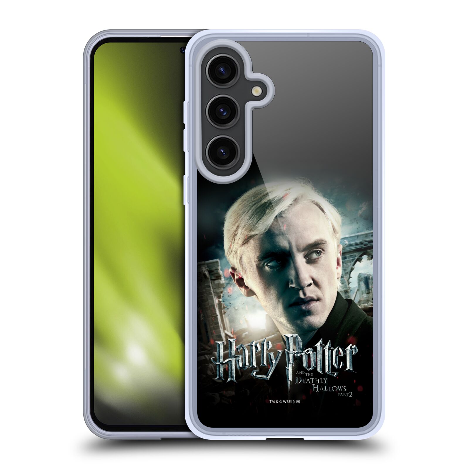 Silikonové lesklé pouzdro na mobil Samsung Galaxy S24 Plus - Harry Potter a Relikvie smrti - Draco Malfoy (Silikonový kryt, obal, pouzdro na mobilní telefon Samsung Galaxy S24 Plus s licencovaným motivem Harry Potter a Relikvie smrti - Draco Malfoy)