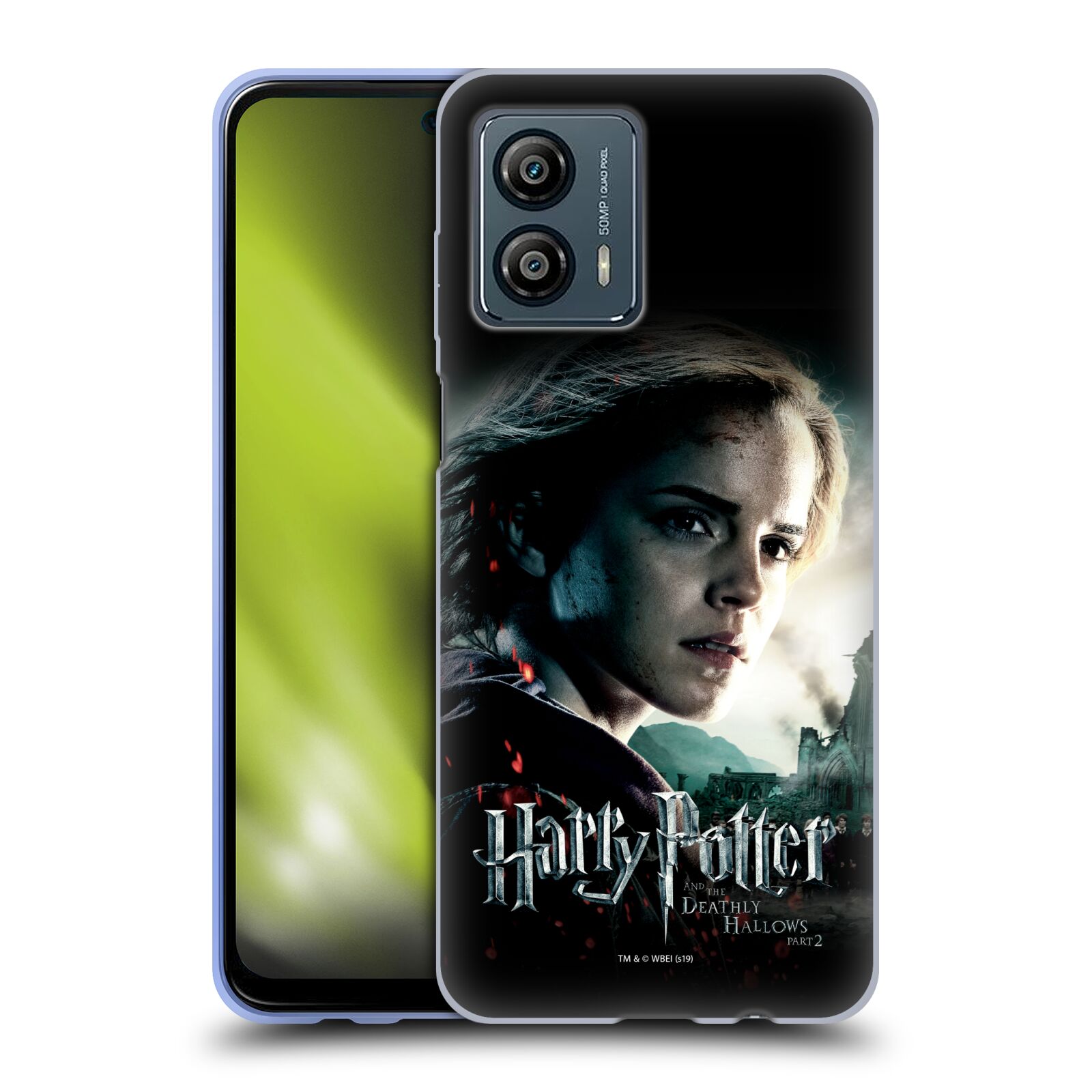 Silikonové pouzdro na mobil Motorola Moto G53 5G - Harry Potter a Relikvie smrti - Hermiona (Silikonový kryt, obal, pouzdro na mobilní telefon Motorola Moto G53 5G s licencovaným motivem Harry Potter a Relikvie smrti - Hermiona)